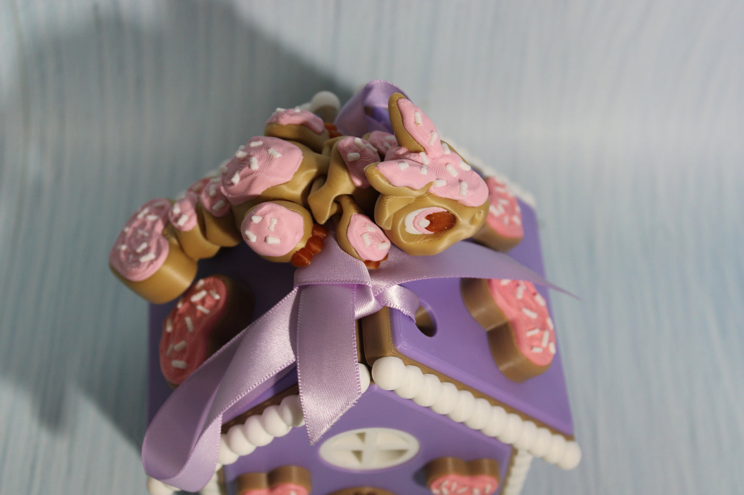 Sugar Cookie Dragon with Bonus Clicker tail Version-Cookie House Options - Wonderland 3D Printing 