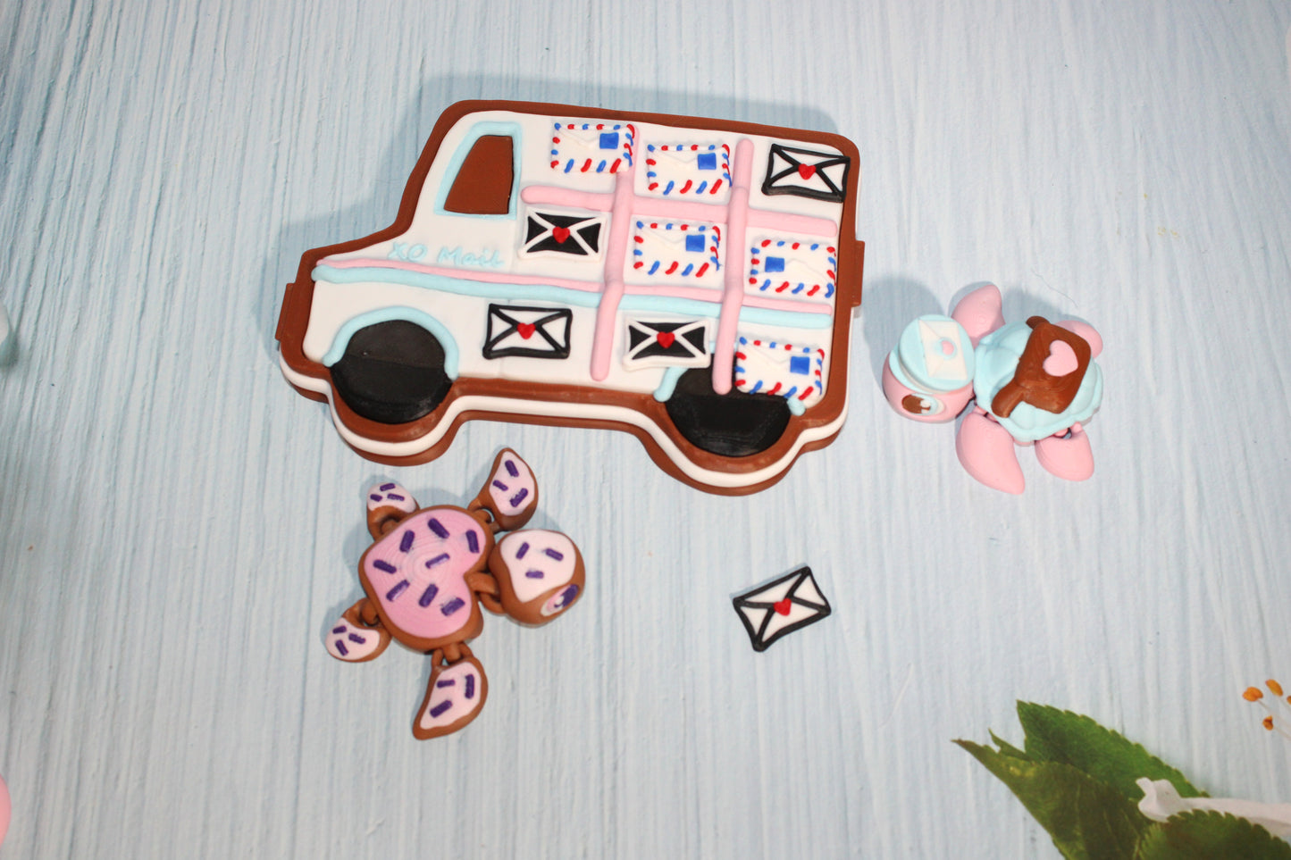 Sweet Turtles 2.5" Long with Tic Tac Toe Game Options-3d printed - Wonderland 3D Printing 