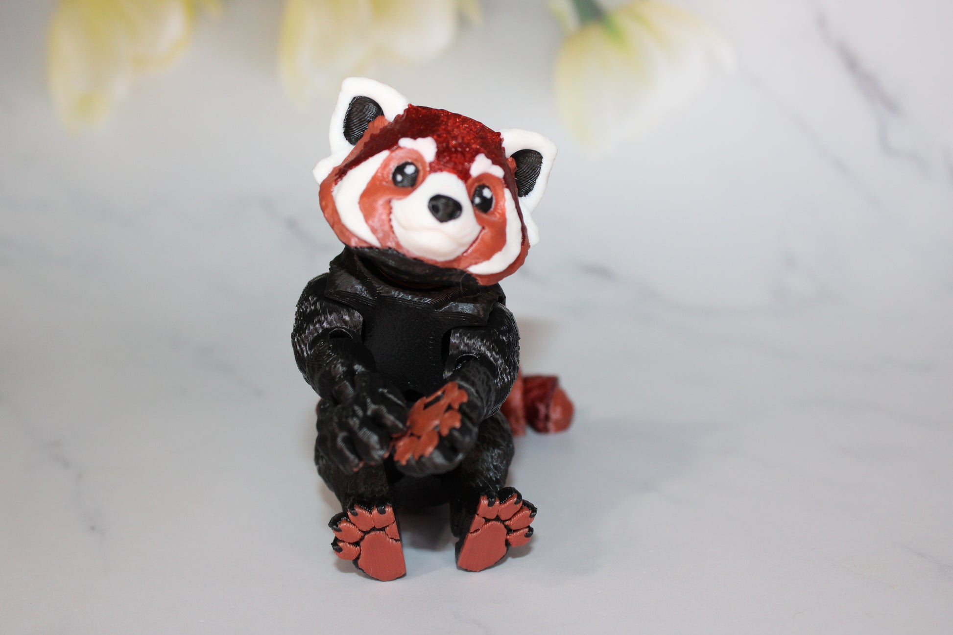 Red Panda 3D Printed Articulated Figurine - Wonderland 3D Printing 