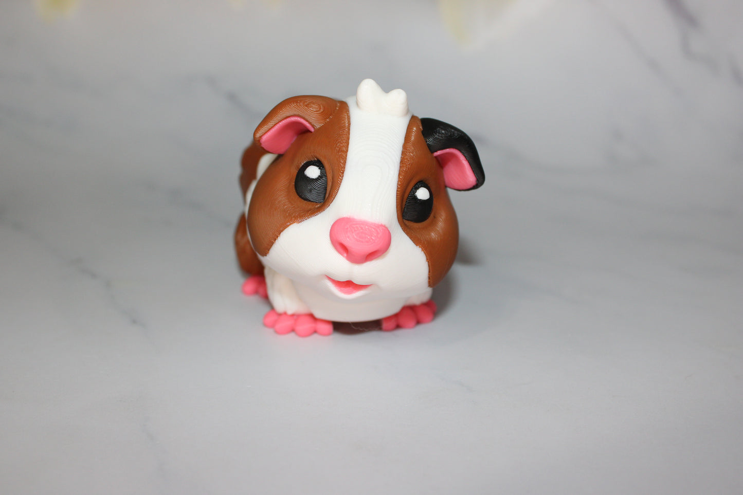 Guinea Pig 3D Printed Articulated Flexi Fidget Figurine - Wonderland 3D Printing 