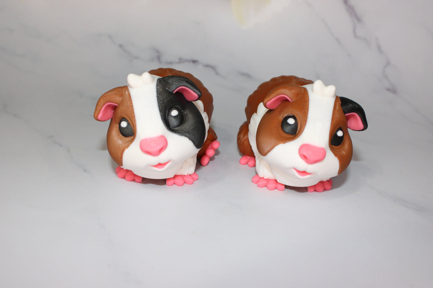 Guinea Pig 3D Printed Articulated Flexi Fidget Figurine - Wonderland 3D Printing 