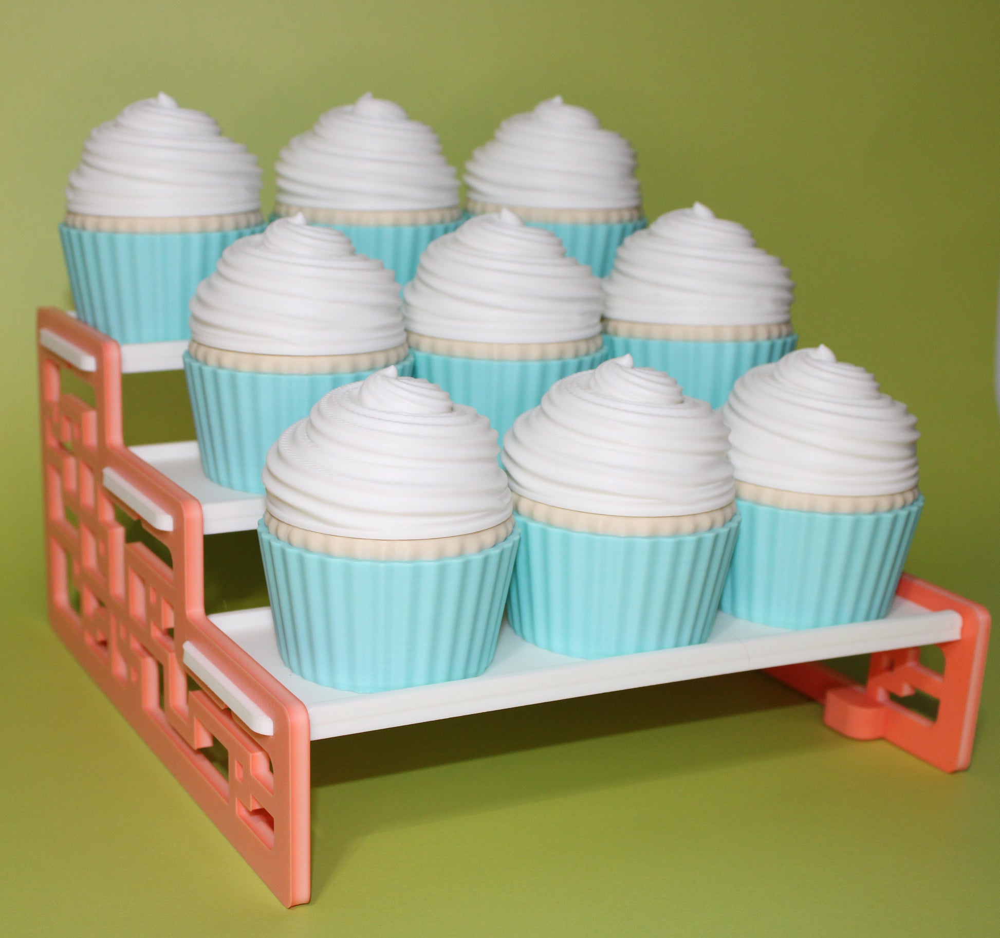 Cupcakes & Stand with Minis-3D Printed Articulated Fidget Toys. Great for Birthday Parties! - Wonderland 3D Printing 
