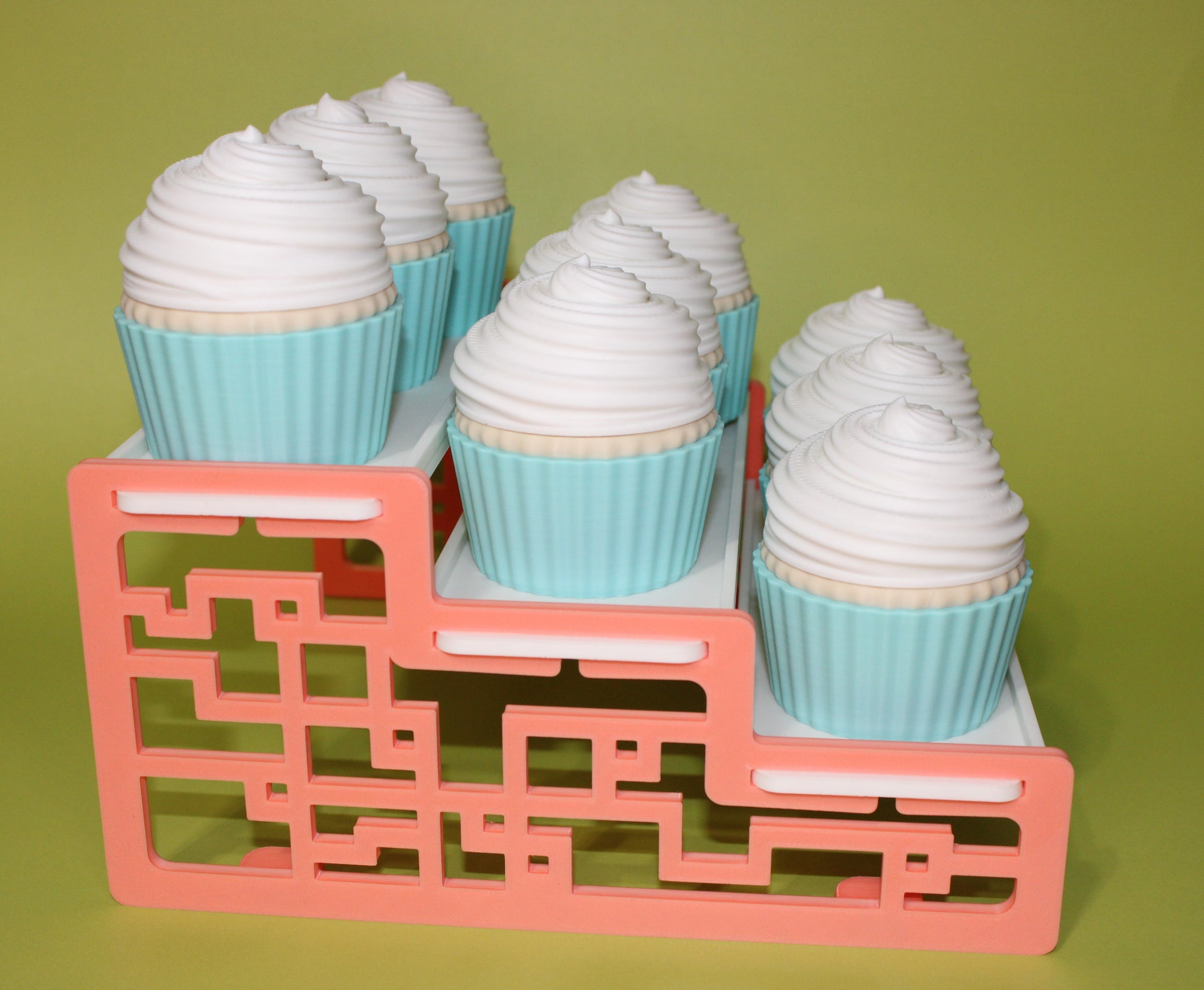 Cupcakes & Stand with Minis-3D Printed Articulated Fidget Toys. Great for Birthday Parties! - Wonderland 3D Printing 