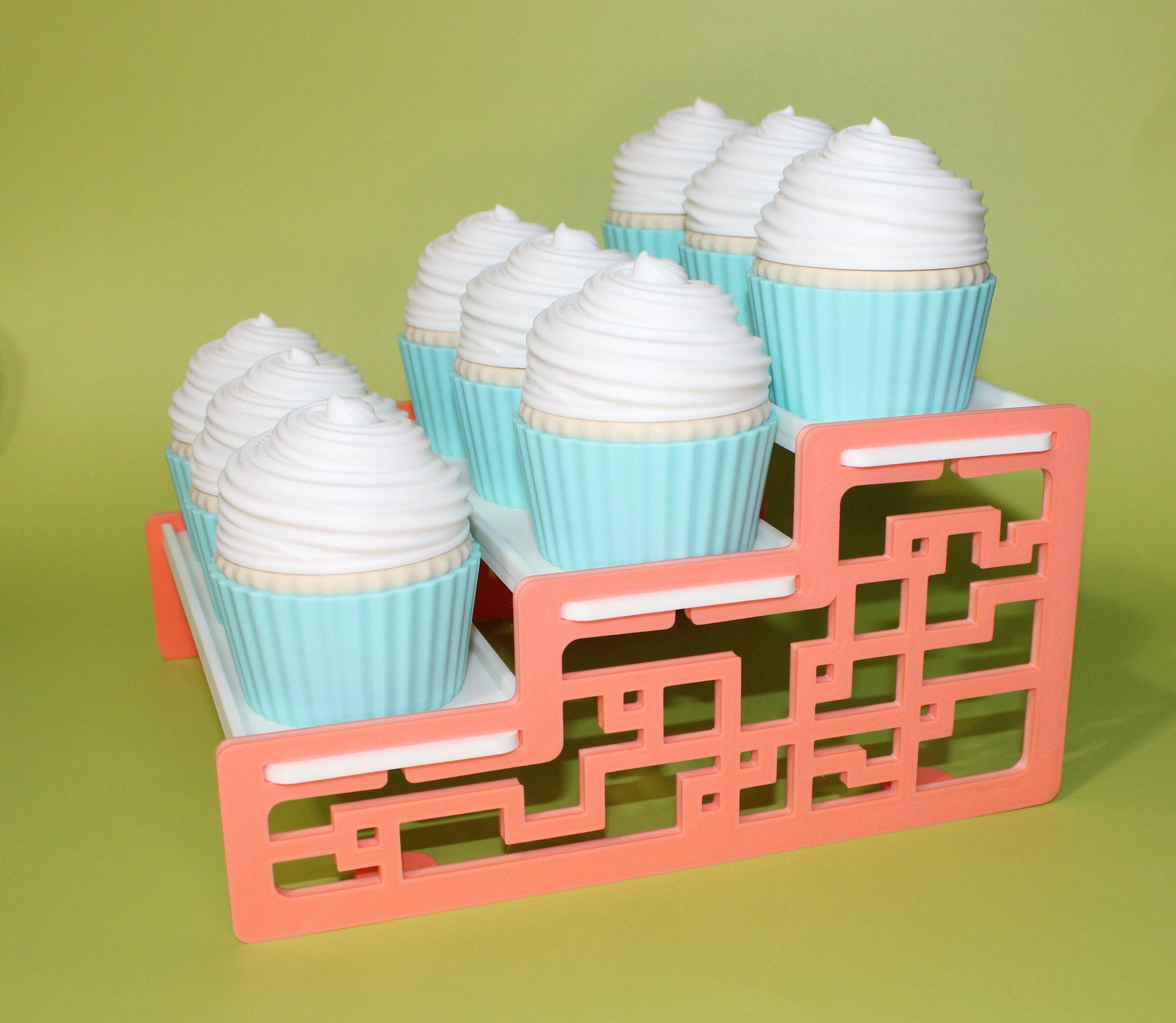 Cupcakes & Stand with Minis-3D Printed Articulated Fidget Toys. Great for Birthday Parties! - Wonderland 3D Printing 