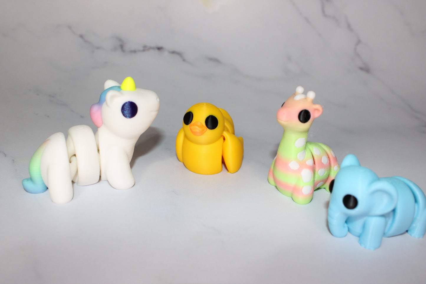 Mini Pocket Pets-0.8-1.5 inches. 3D Printed Mini Fidget Figurines. Great for Birthday Parties! - Wonderland 3D Printing 