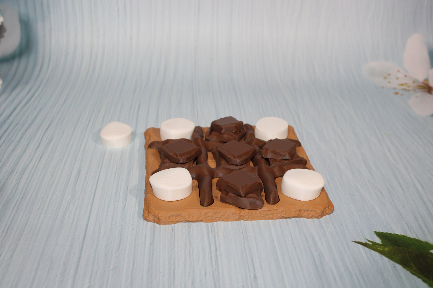 Smores Tic Tac Toe-3d printed - Wonderland 3D Printing 