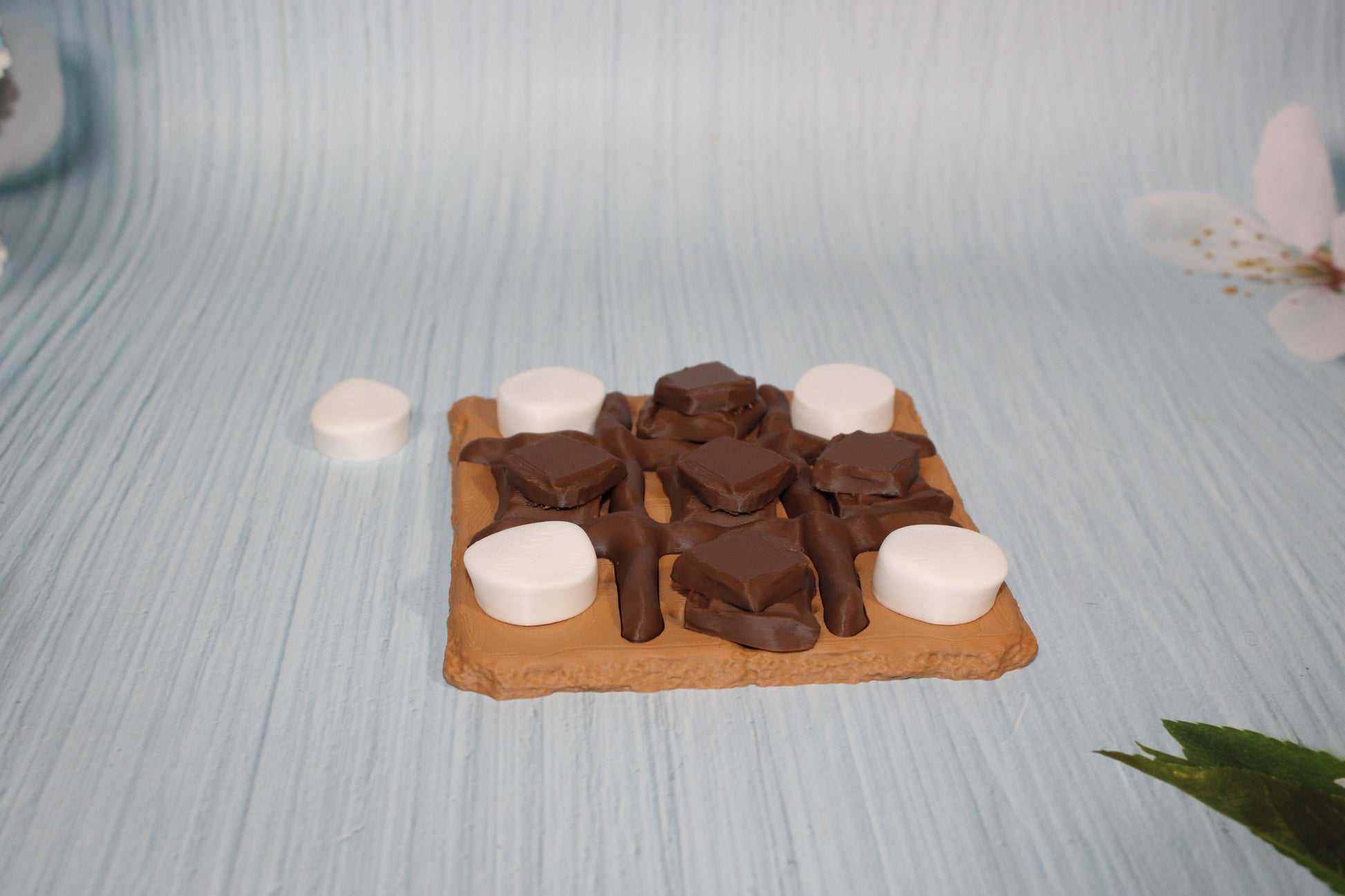Smores Tic Tac Toe-3d printed - Wonderland 3D Printing 