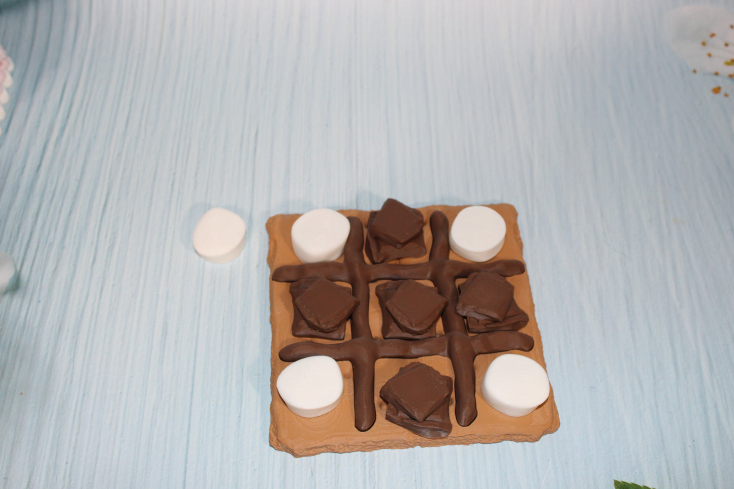 Smores Tic Tac Toe-3d printed - Wonderland 3D Printing 
