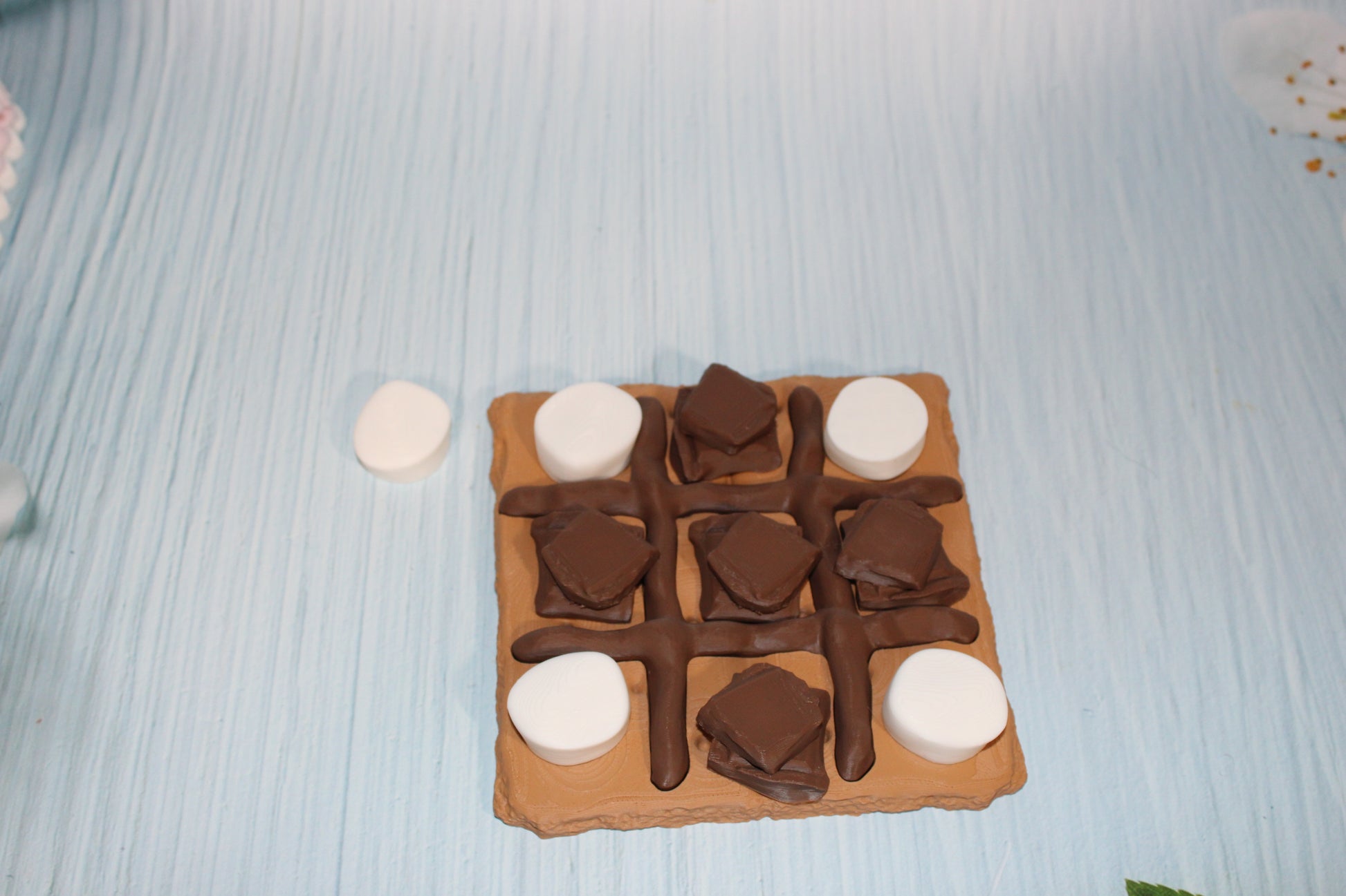 Smores Tic Tac Toe-3d printed - Wonderland 3D Printing 