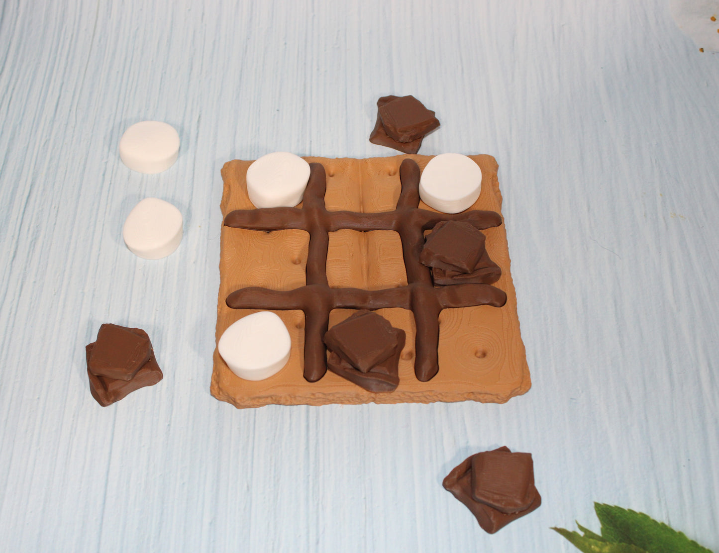 Smores Tic Tac Toe-3d printed - Wonderland 3D Printing 
