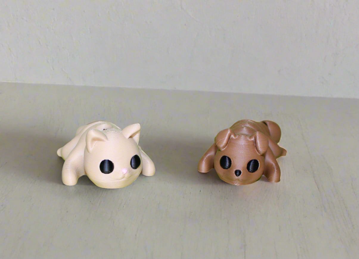 Mini Pocket Pets-0.8-1.5 inches. 3D Printed Mini Fidget Figurines. Great for Birthday Parties! - Wonderland 3D Printing 