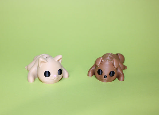 Mini Pets-Variety to Choose From-Multipack Options-3D Printed Articulated Fidget Toys - Wonderland 3D Printing 