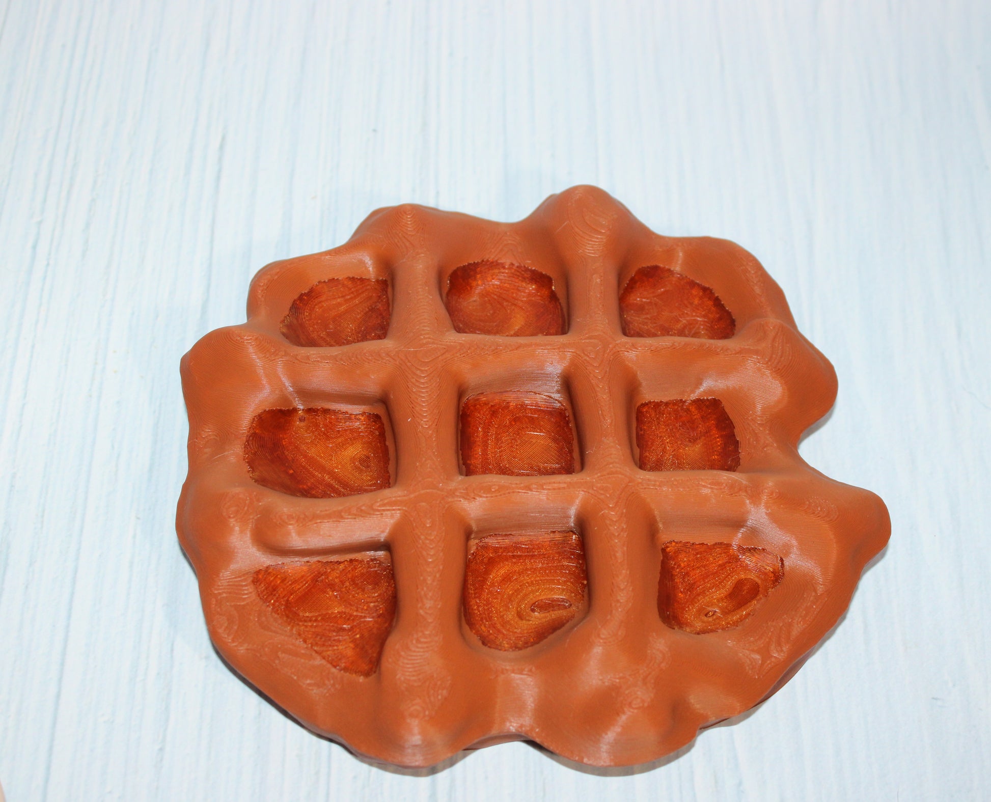 Waffle Tic Tac Toe-3d printed - Wonderland 3D Printing 