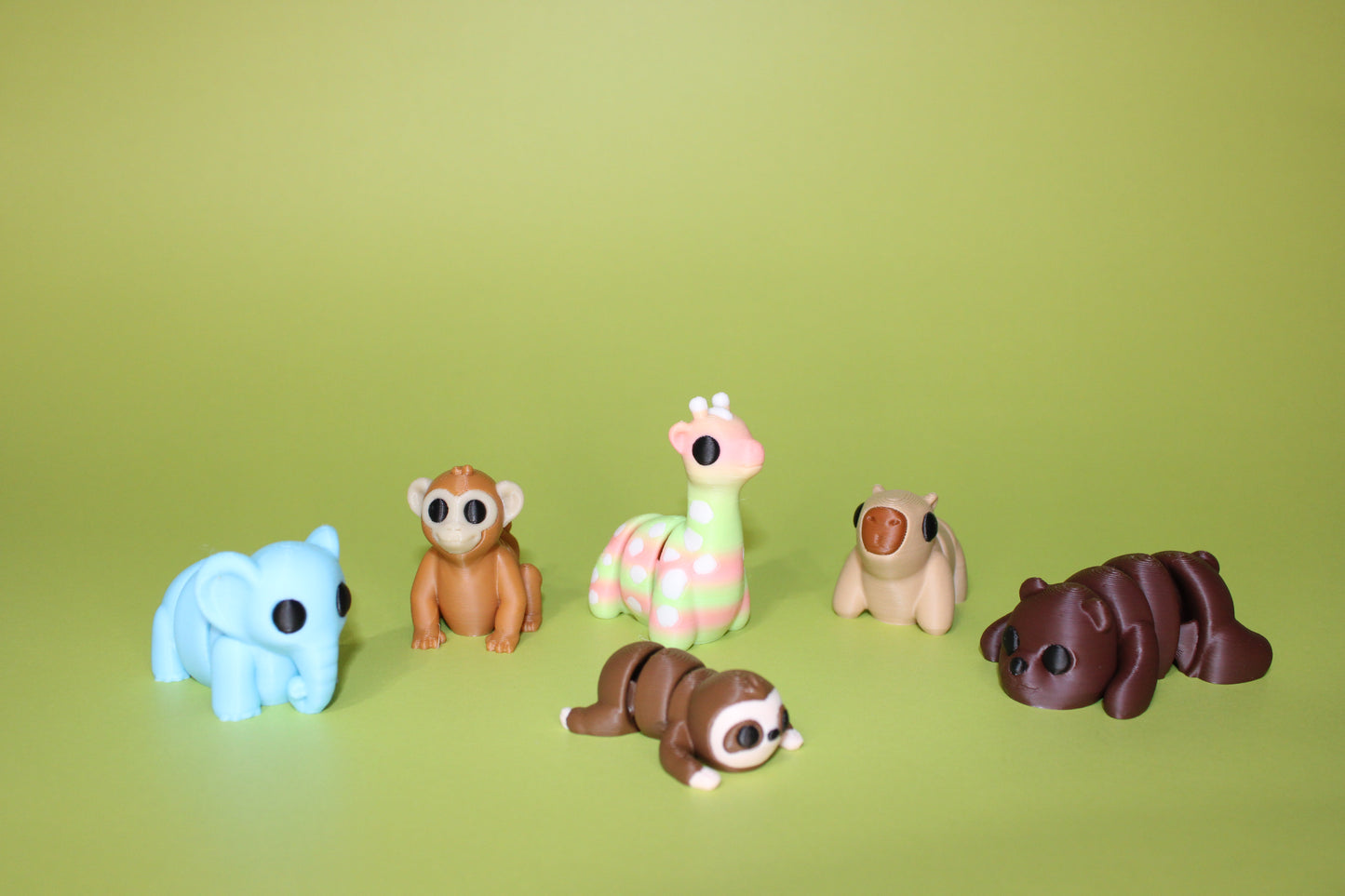 Mini Pocket Pets-0.8-1.5 inches. 3D Printed Mini Fidget Figurines. Great for Birthday Parties! - Wonderland 3D Printing 