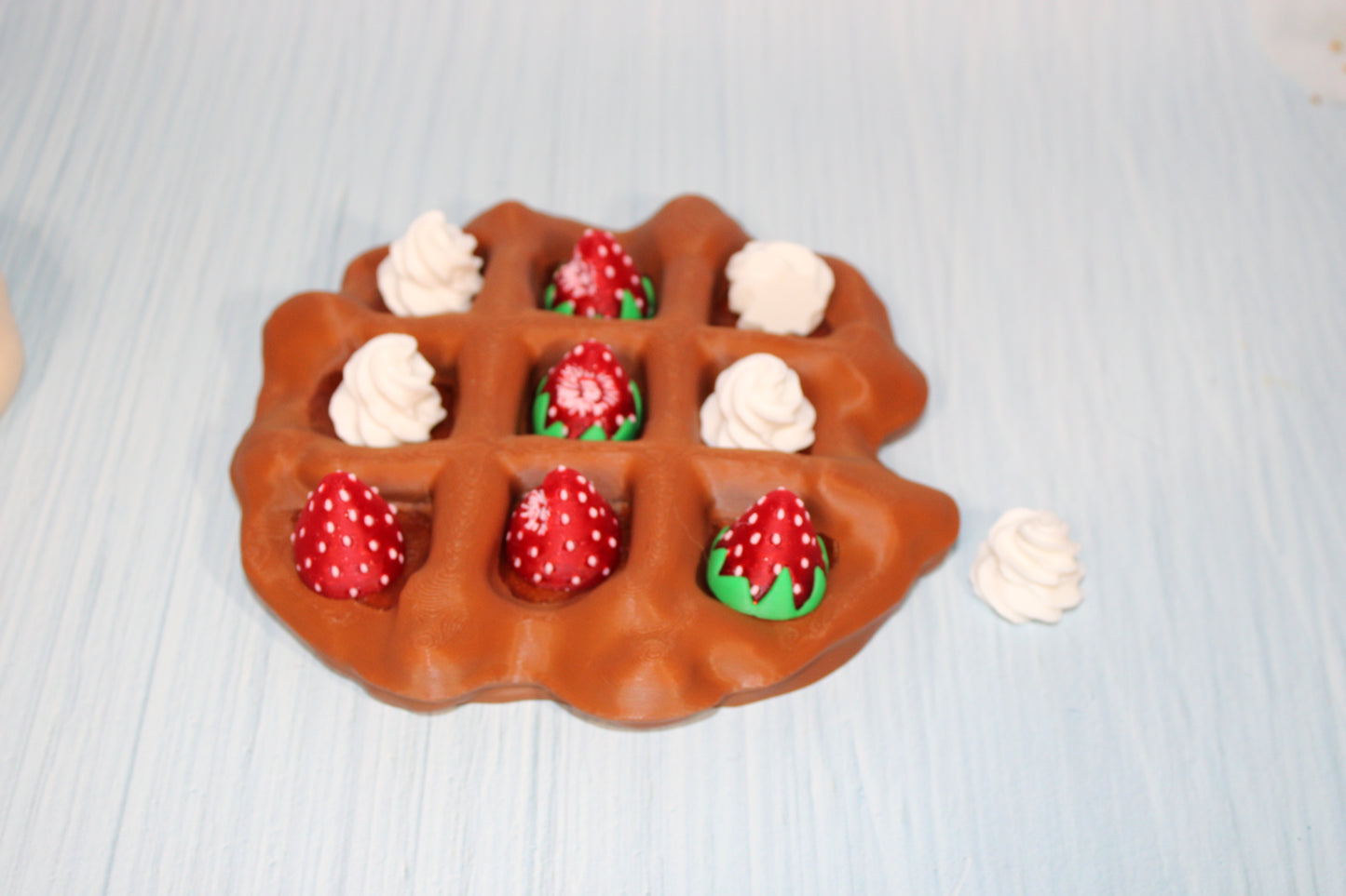 Waffle Tic Tac Toe-3d printed - Wonderland 3D Printing 