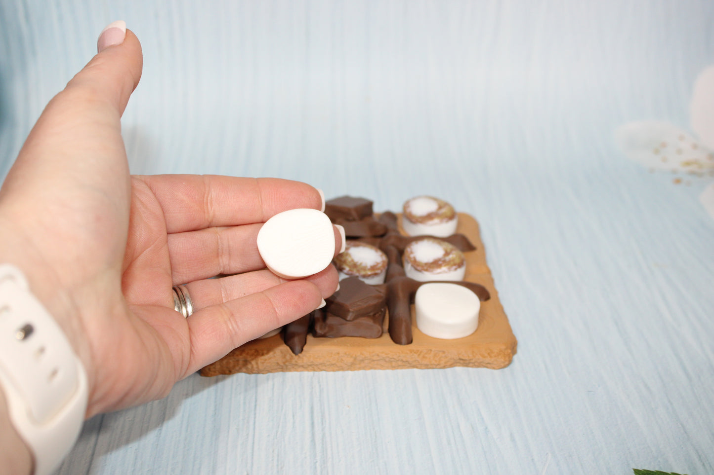 Smores Tic Tac Toe-3d printed - Wonderland 3D Printing 