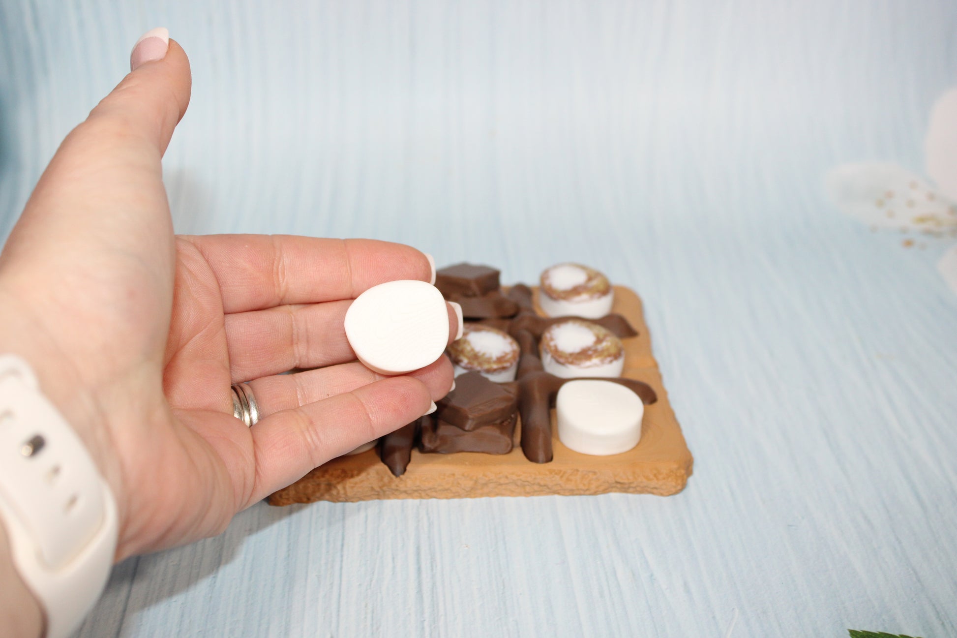 Smores Tic Tac Toe-3d printed - Wonderland 3D Printing 