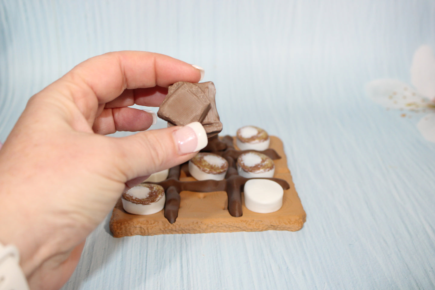Smores Tic Tac Toe-3d printed - Wonderland 3D Printing 