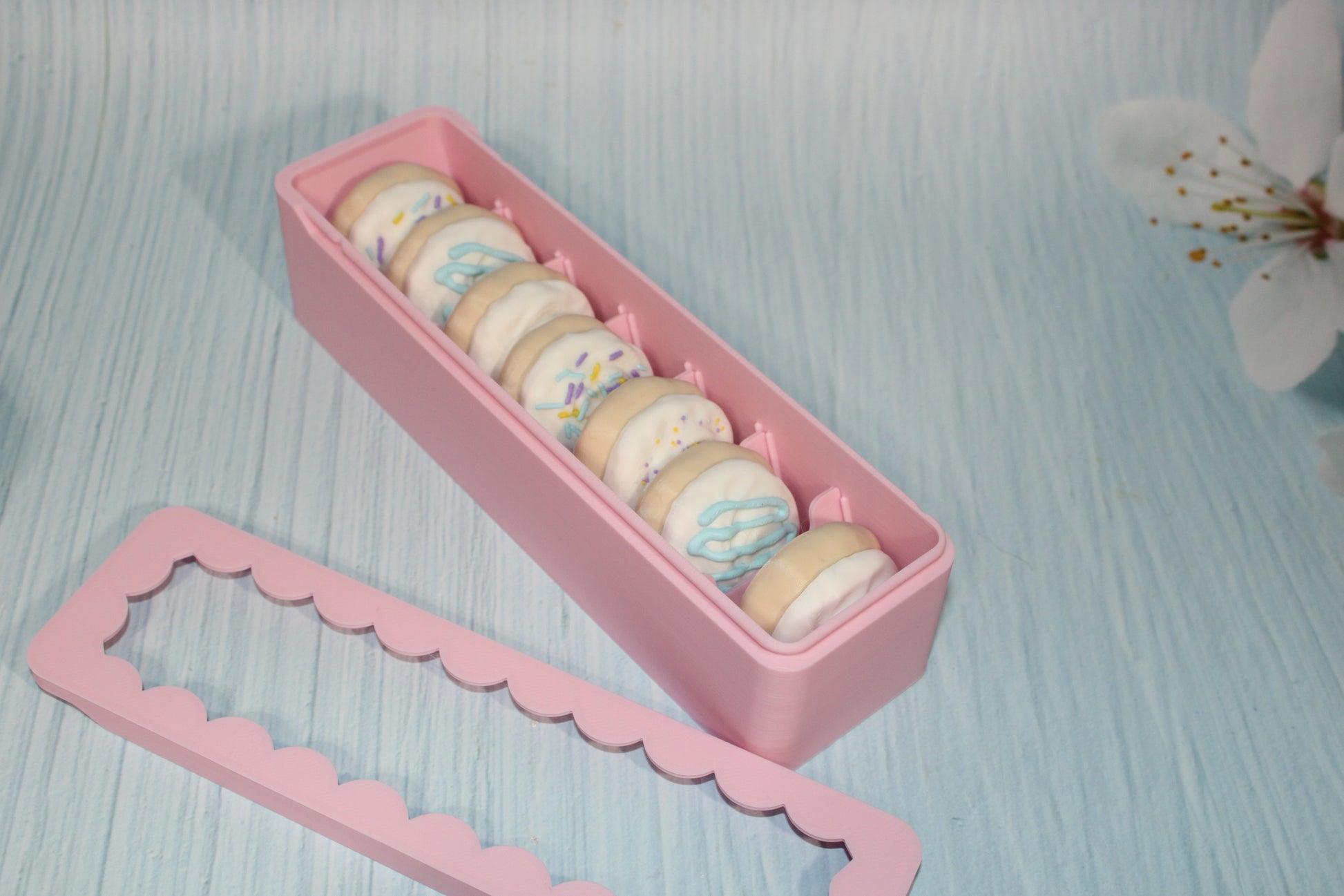Sugar Cookie Storage Containers- 3D Printed- Multiple to choose from - Wonderland 3D Printing 