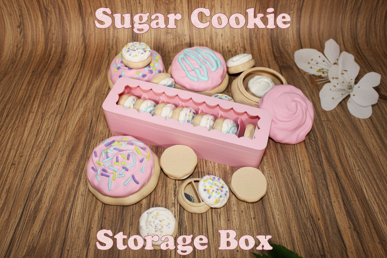 Sugar Cookie Storage Containers- 3D Printed- Multiple to choose from - Wonderland 3D Printing 