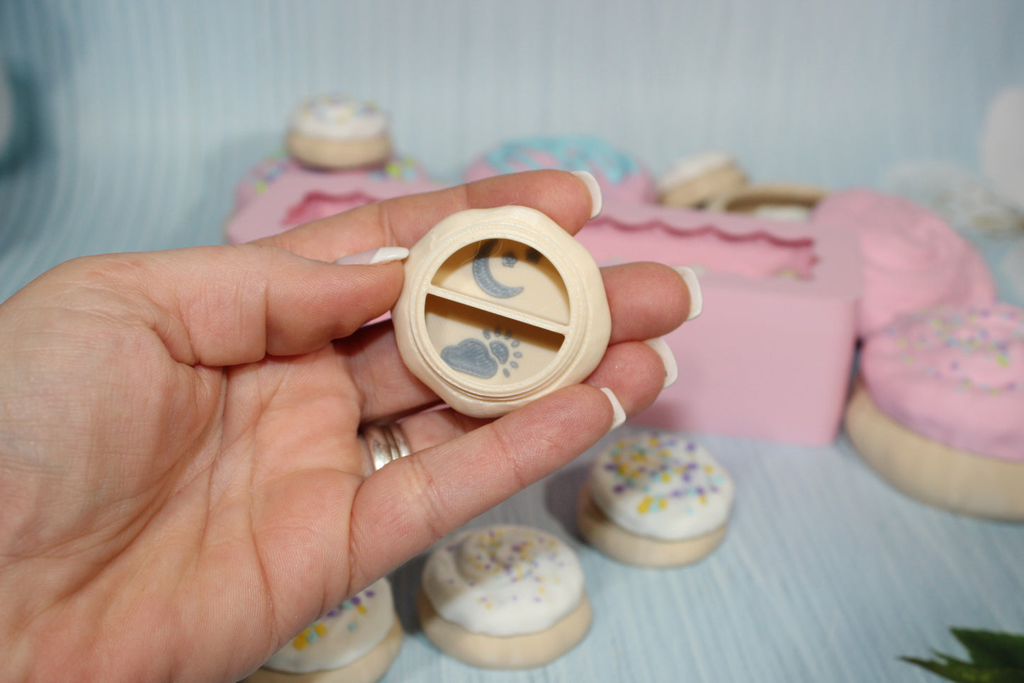 Sugar Cookie Storage Containers- 3D Printed- Multiple to choose from - Wonderland 3D Printing 