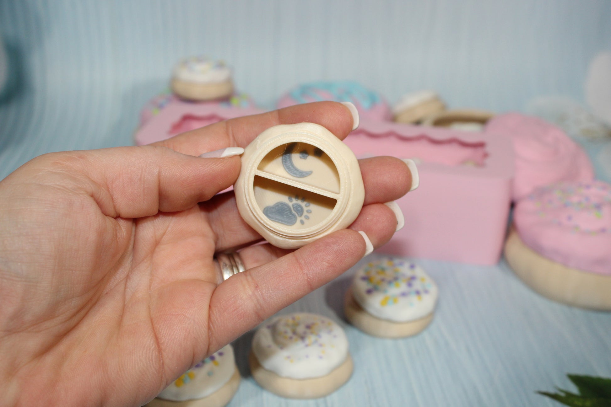 Sugar Cookie Storage Containers- 3D Printed- Multiple to choose from - Wonderland 3D Printing 