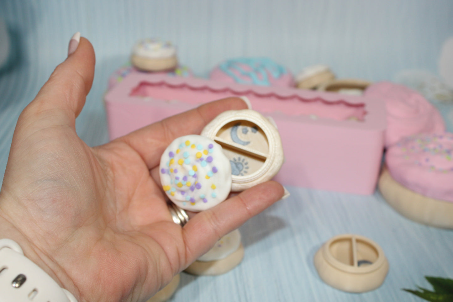 Sugar Cookie Storage Containers- 3D Printed- Multiple to choose from - Wonderland 3D Printing 