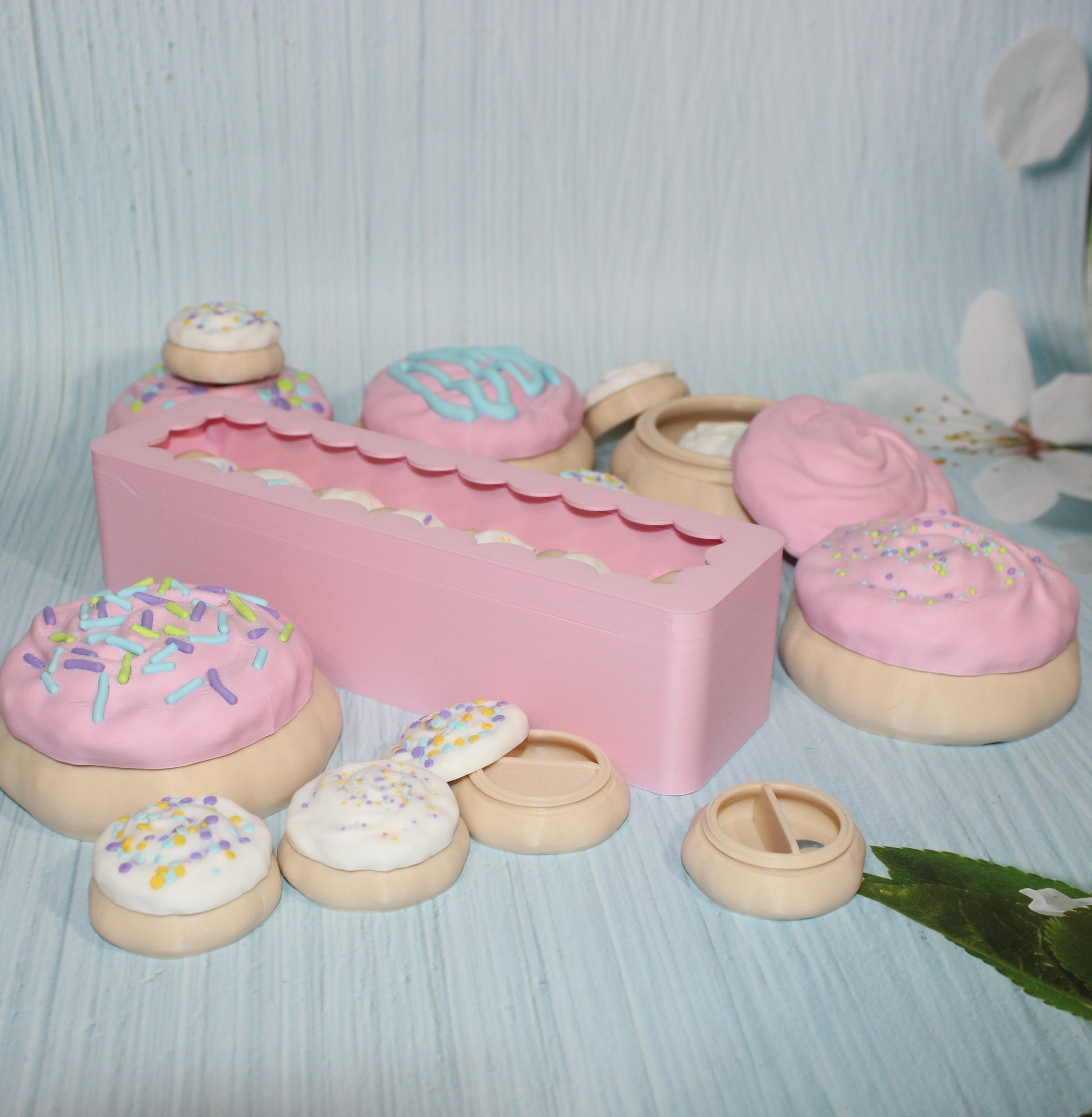 Sugar Cookie Storage Containers- 3D Printed- Multiple to choose from - Wonderland 3D Printing 