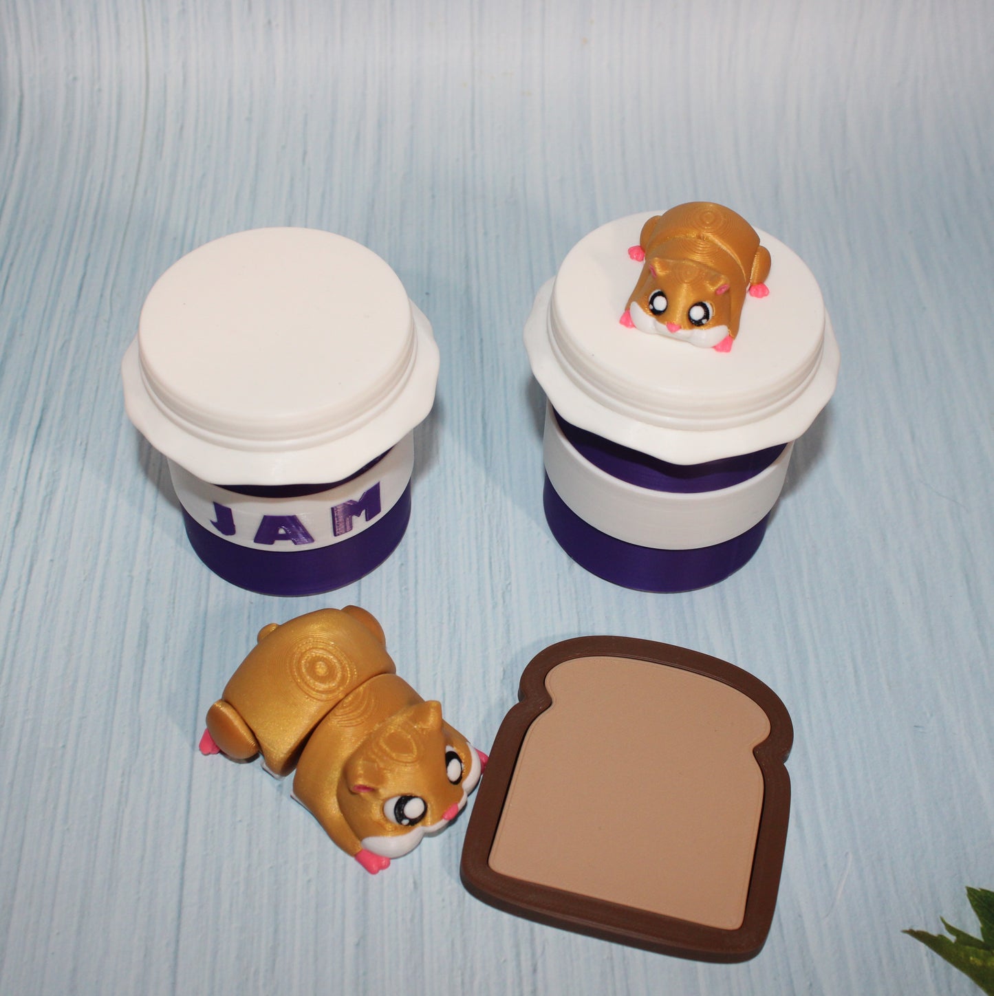 Hamster Flexi and Jamster Set-3d printed - Wonderland 3D Printing 