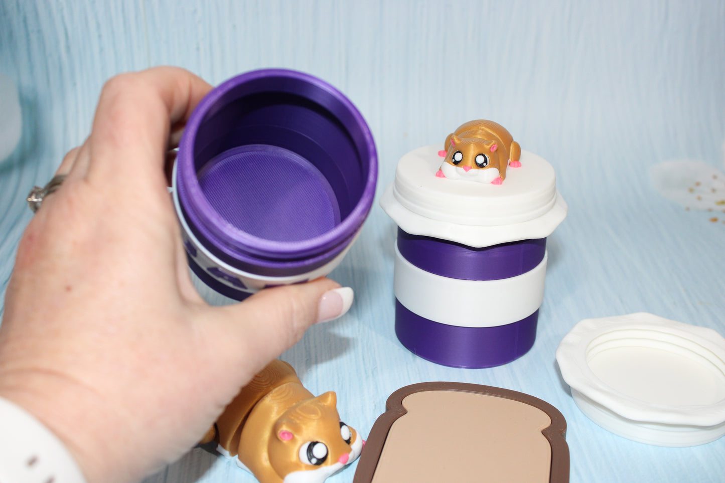 Hamster Flexi and Jamster Set-3d printed - Wonderland 3D Printing 