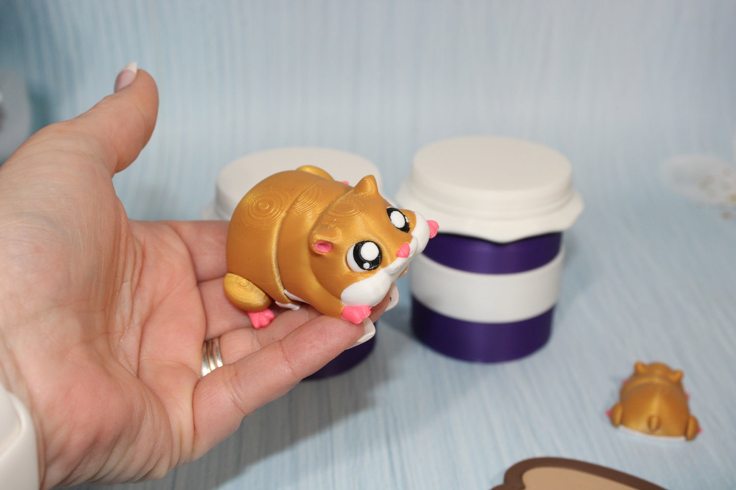 Hamster Flexi and Jamster Set-3d printed - Wonderland 3D Printing 