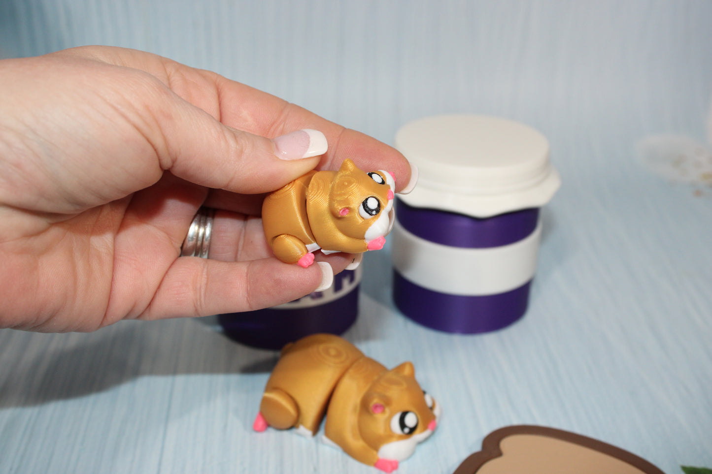 Hamster Flexi and Jamster Set-3d printed - Wonderland 3D Printing 