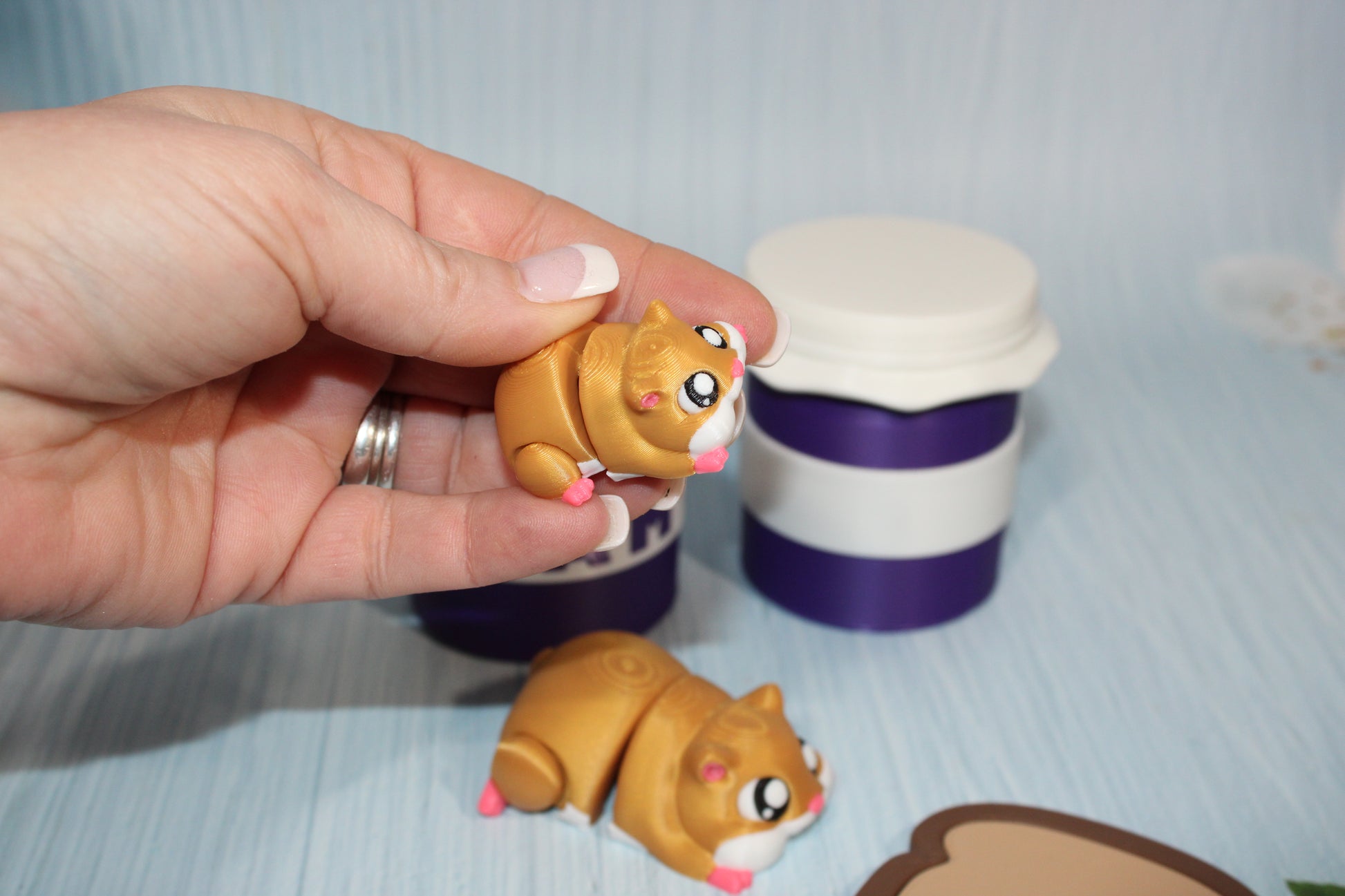 Hamster Flexi and Jamster Set-3d printed - Wonderland 3D Printing 