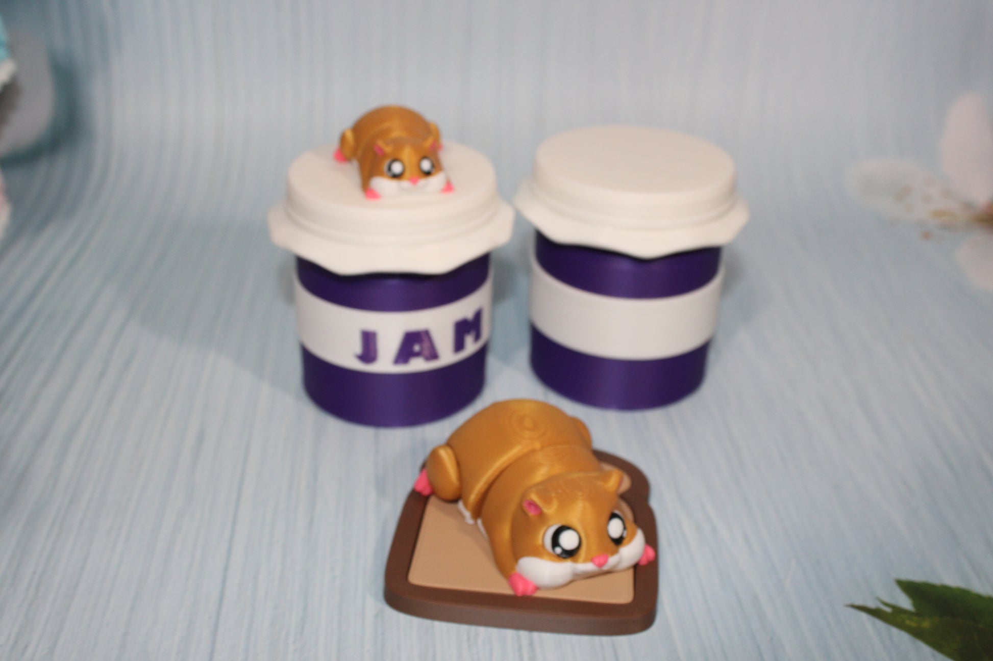 Hamster Flexi and Jamster Set-3d printed - Wonderland 3D Printing 