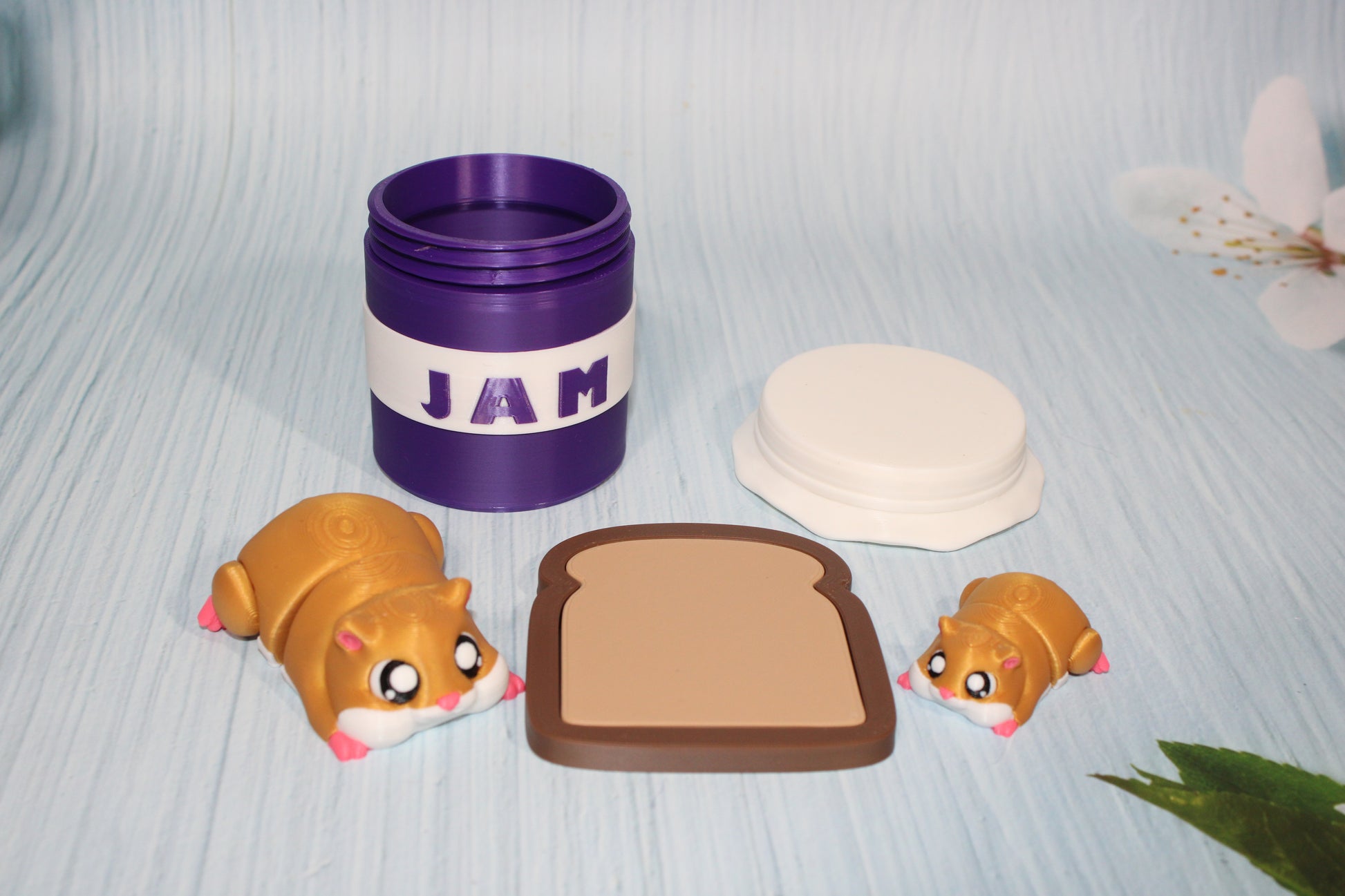 Hamster Flexi and Jamster Set-3d printed - Wonderland 3D Printing 