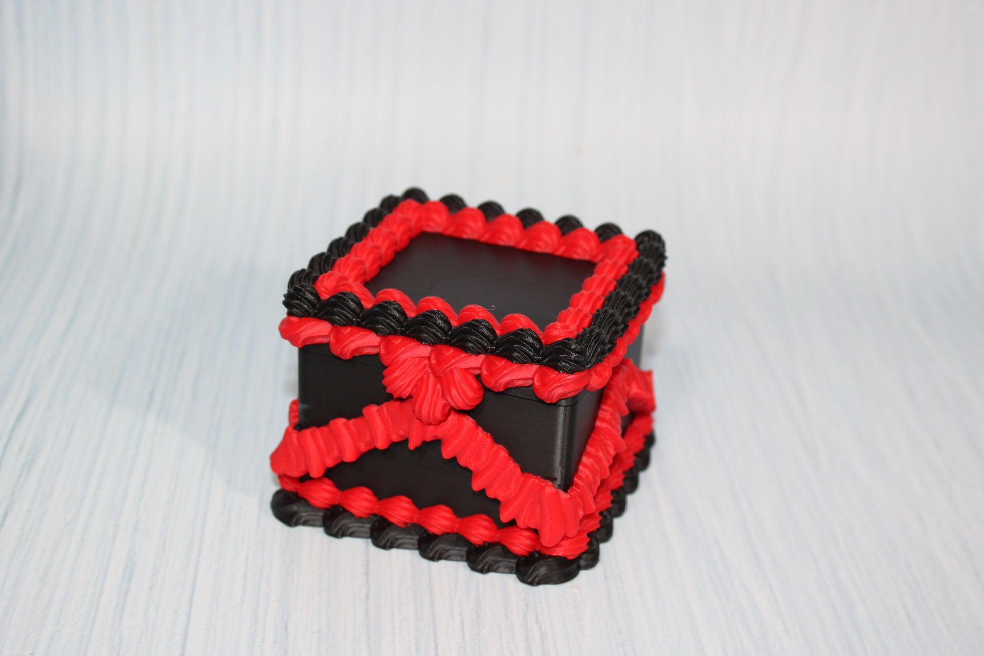 3d Printed Cake Storage Boxes 3" x 3" x 2.75'"t - Wonderland 3D Printing 