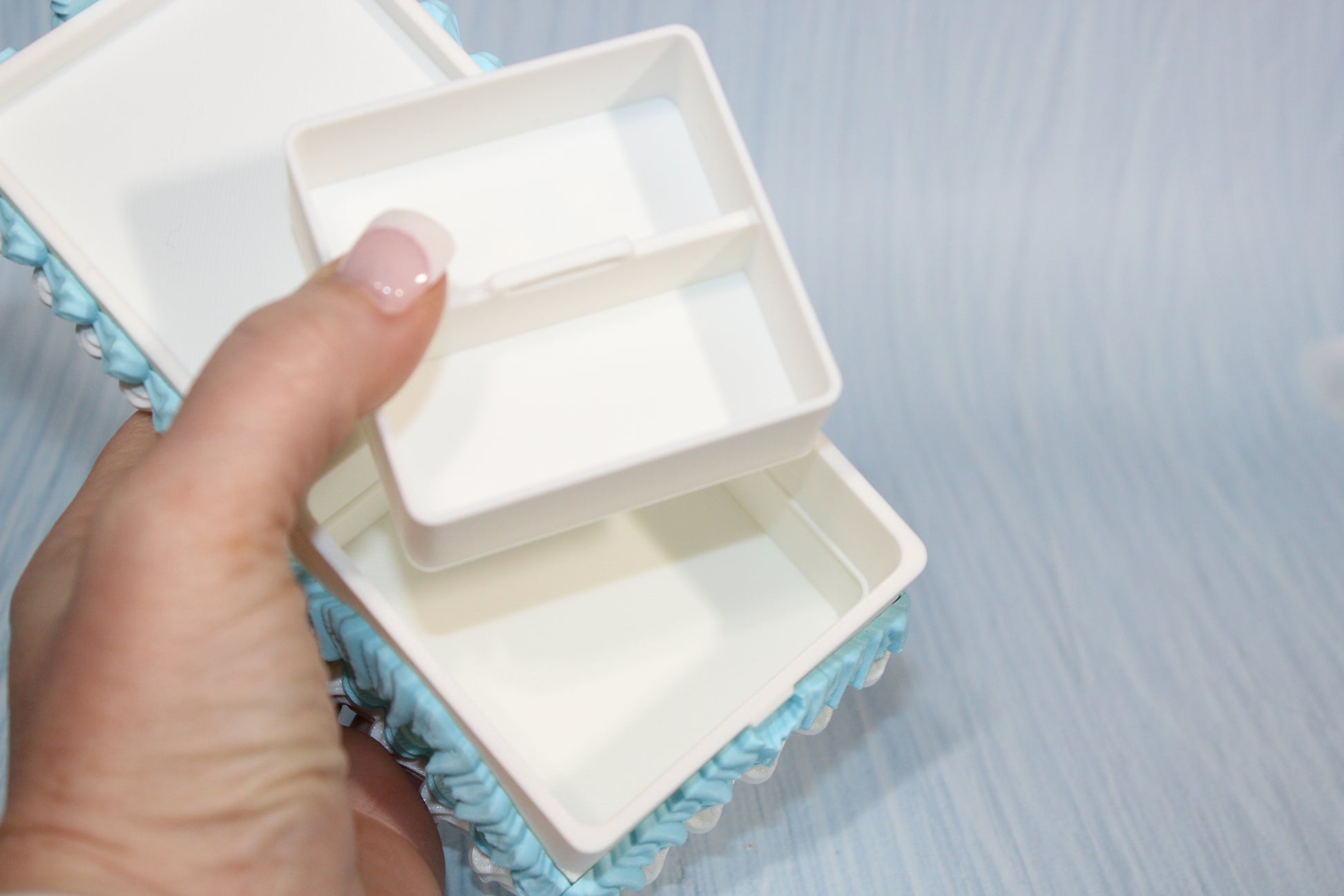 3d Printed Cake Storage Boxes 3" x 3" x 2.75'"t - Wonderland 3D Printing 