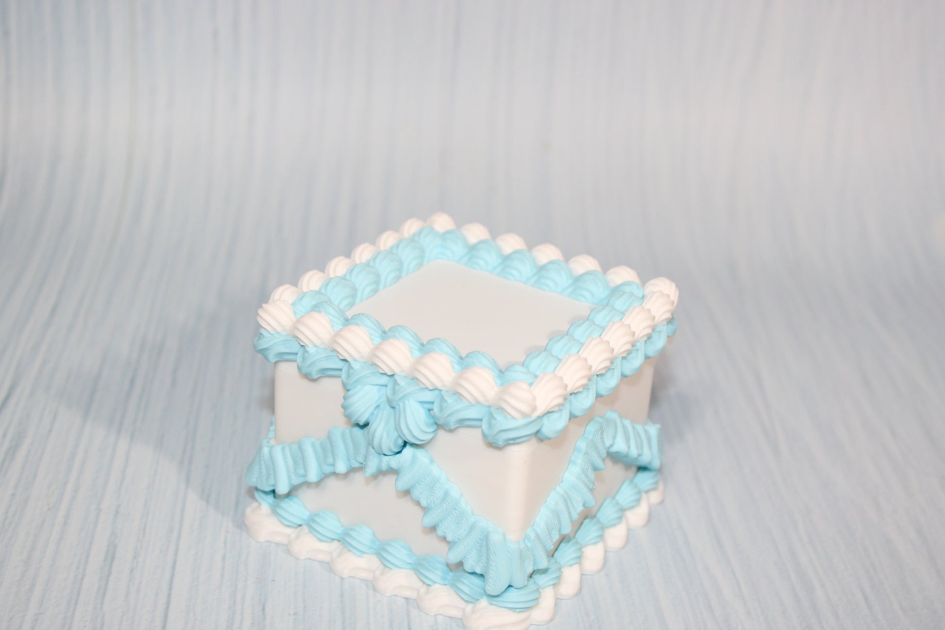 3d Printed Cake Storage Boxes 3" x 3" x 2.75'"t - Wonderland 3D Printing 
