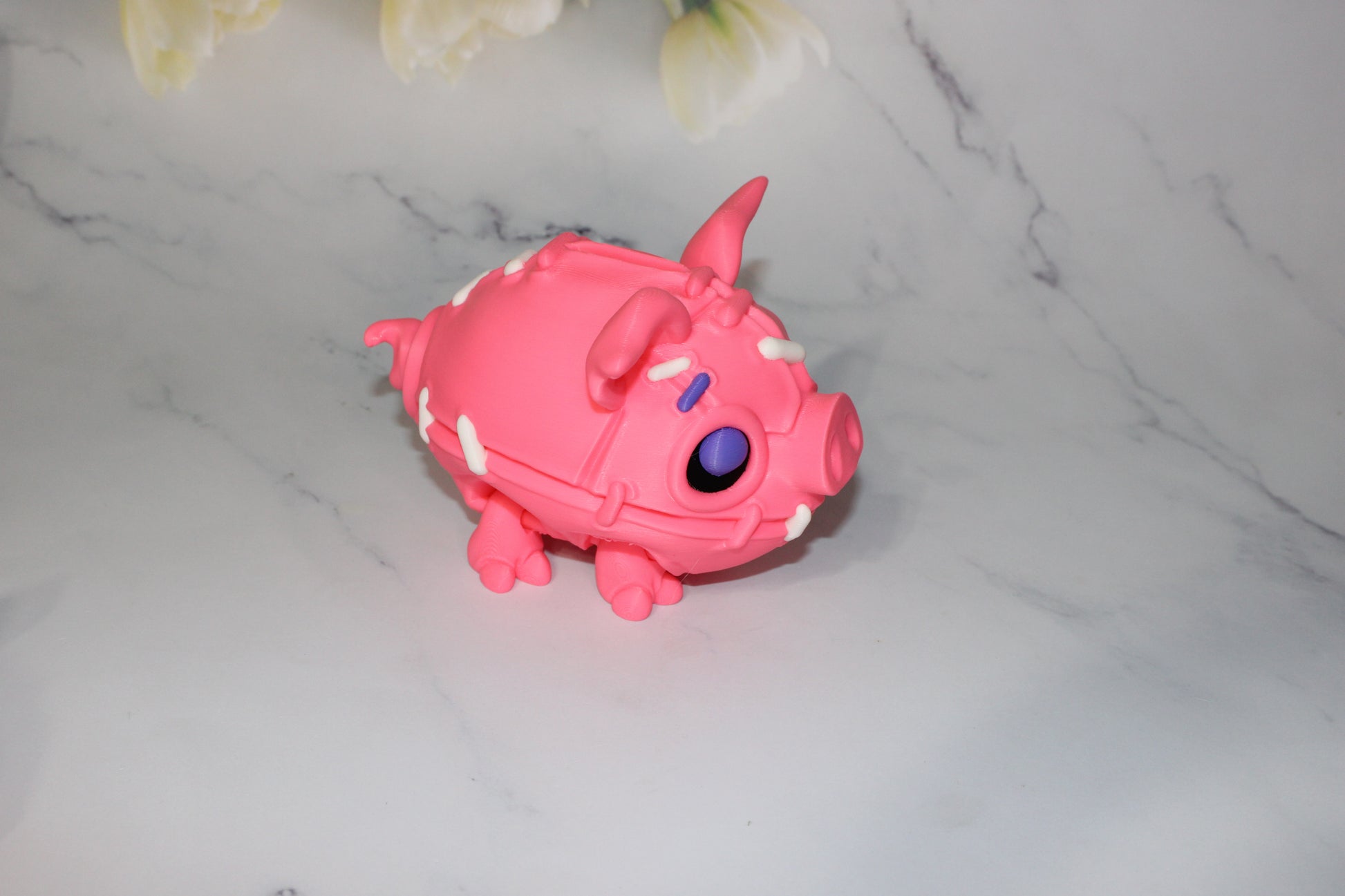 Twisted Piggy Bank 6 inches 3d Printed Articulated Figurine - Wonderland 3D Printing 
