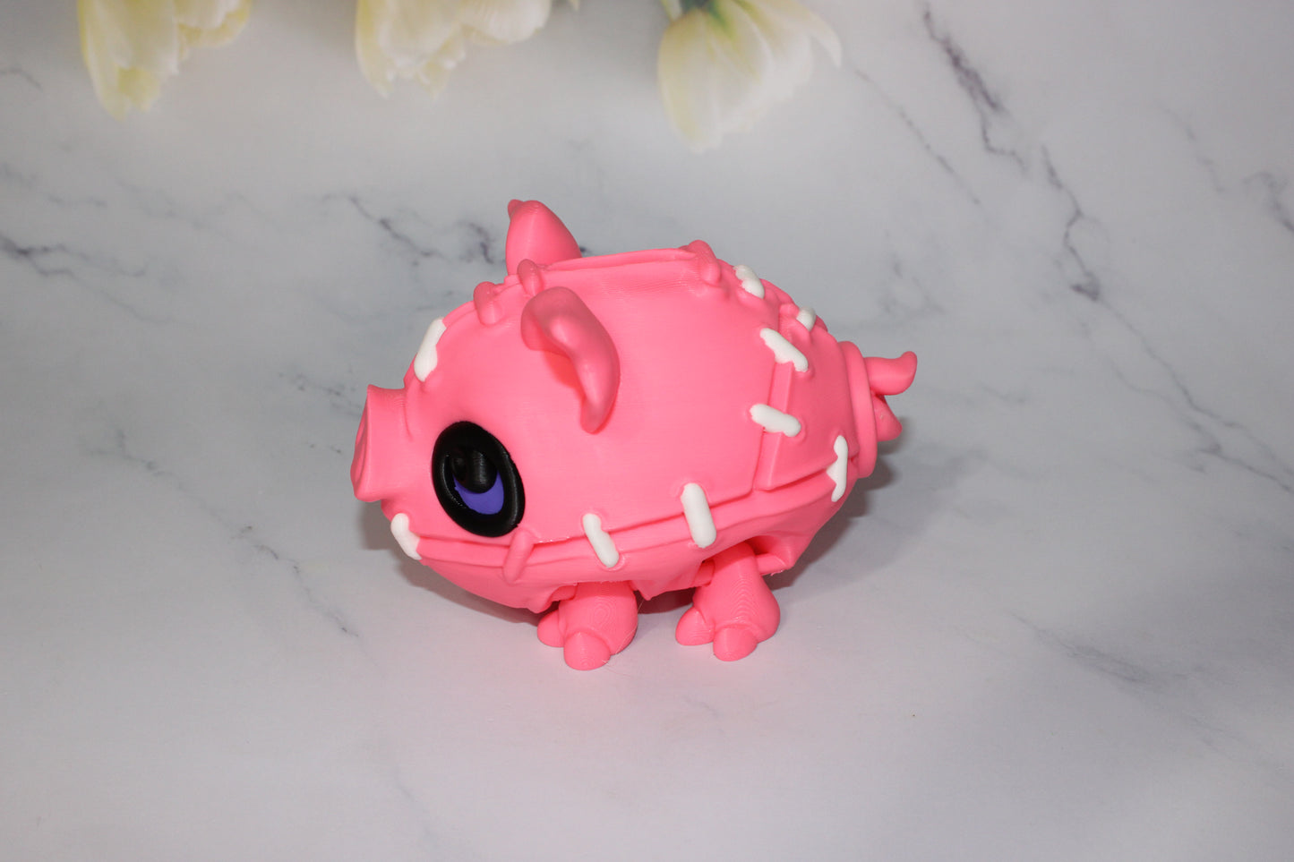 Twisted Piggy Bank 6 inches 3d Printed Articulated Figurine - Wonderland 3D Printing 