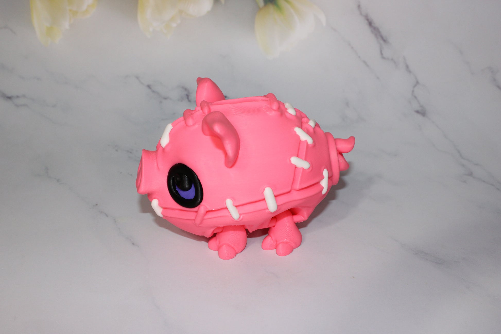 Twisted Piggy Bank 6 inches 3d Printed Articulated Figurine - Wonderland 3D Printing 