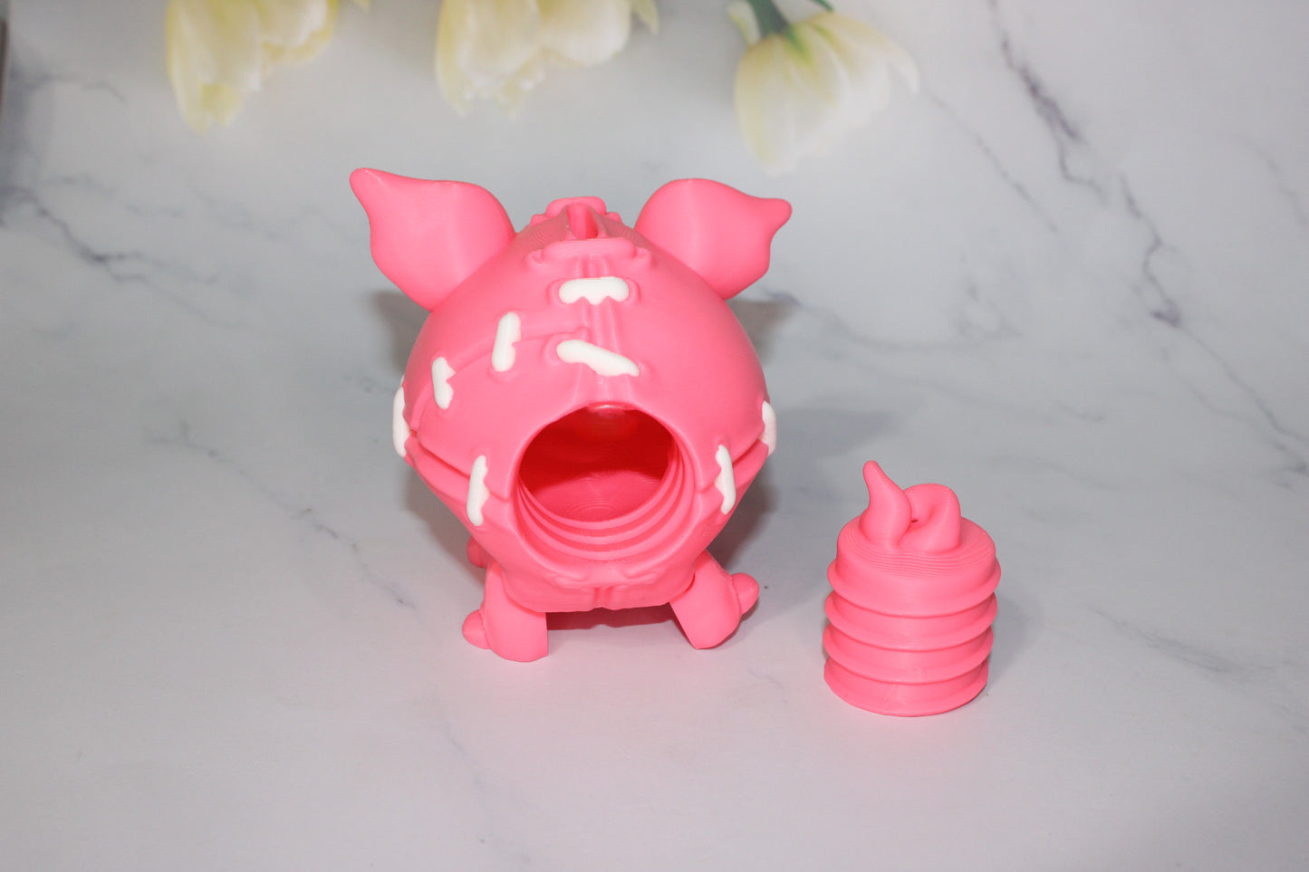 Twisted Piggy Bank 6 inches 3d Printed Articulated Figurine - Wonderland 3D Printing 