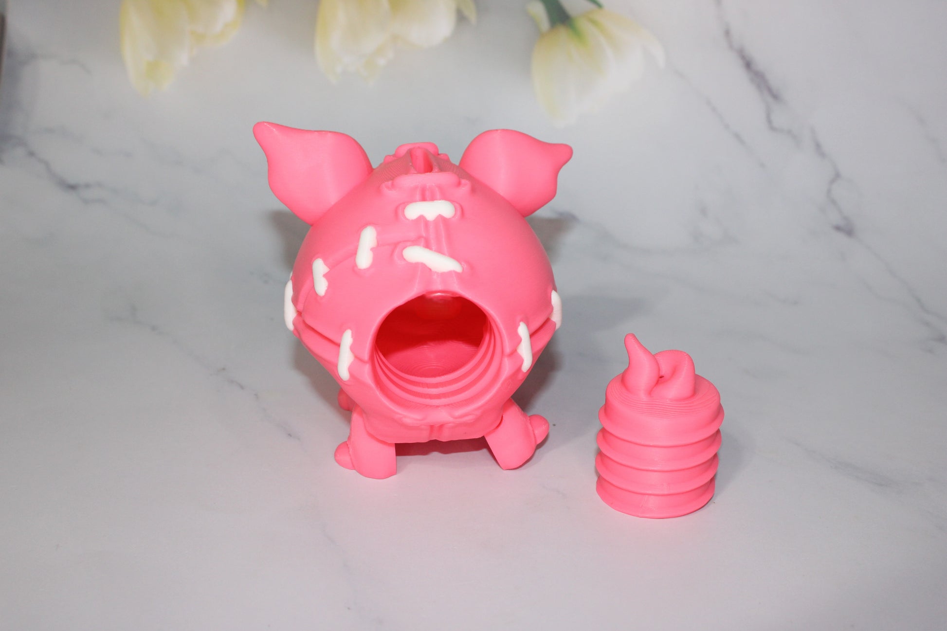Twisted Piggy Bank 6 inches 3d Printed Articulated Figurine - Wonderland 3D Printing 