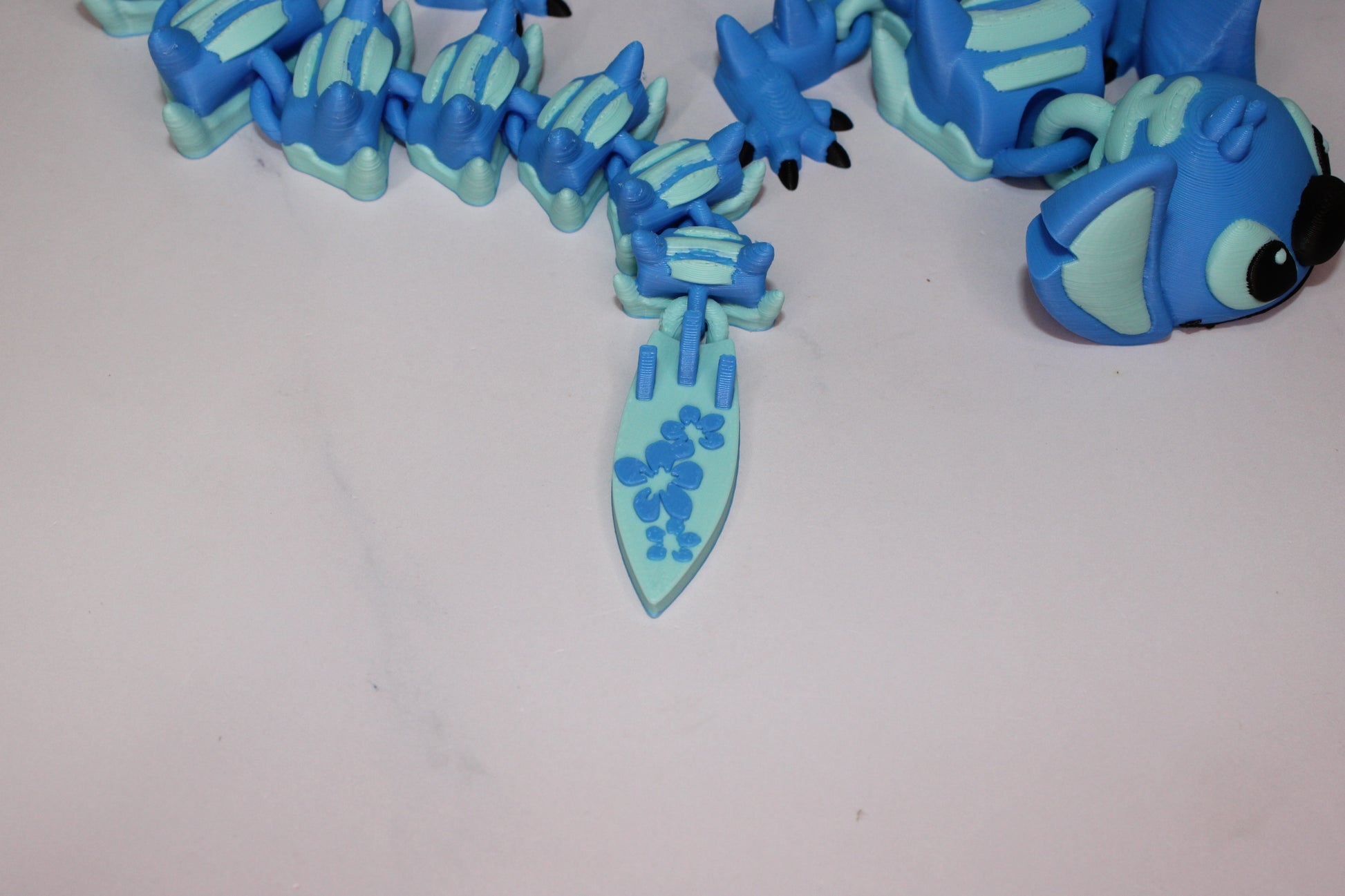 Alien Dragon 3D Printed Articulated Figurine - Wonderland 3D Printing 