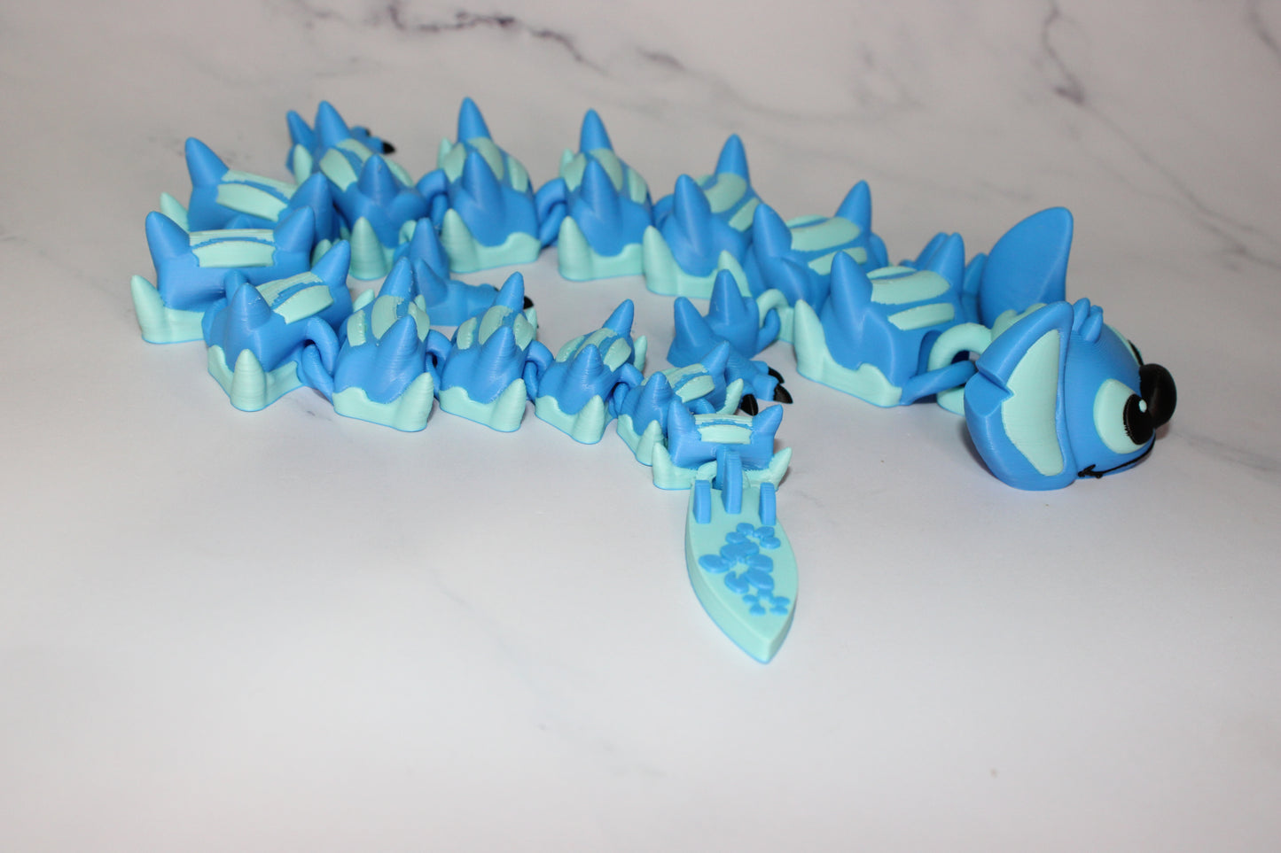 Alien Dragon 3D Printed Articulated Figurine - Wonderland 3D Printing 