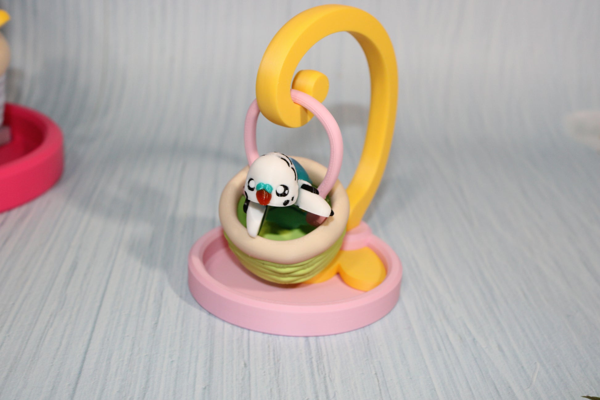 Love Birds and Friends with Swinging Basket or House Options-3d printed - Wonderland 3D Printing 