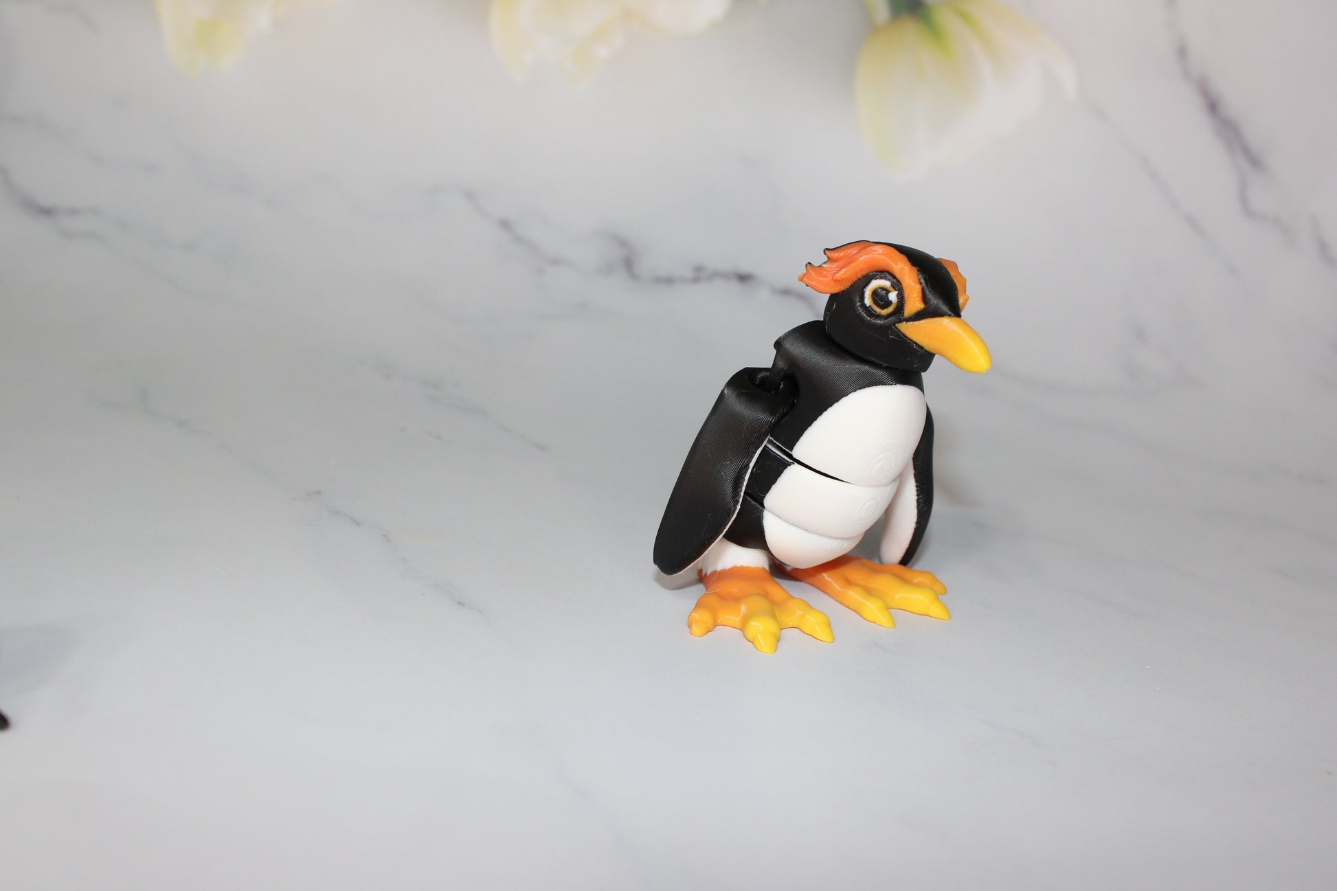 Penguins 3D Printed Articulated Flexi Fidget Figurine - Wonderland 3D Printing 