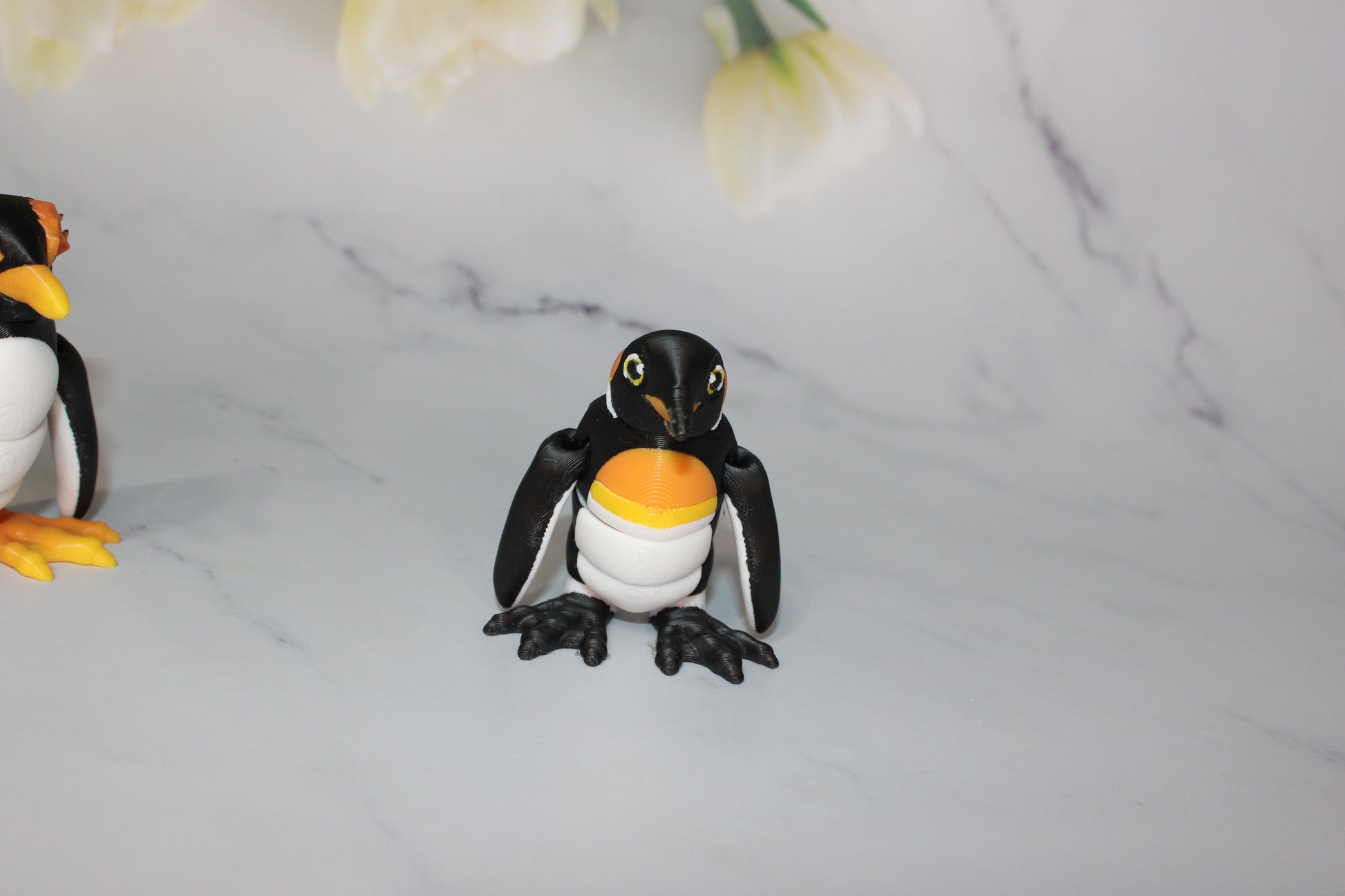 Penguins 3D Printed Articulated Flexi Fidget Figurine - Wonderland 3D Printing 