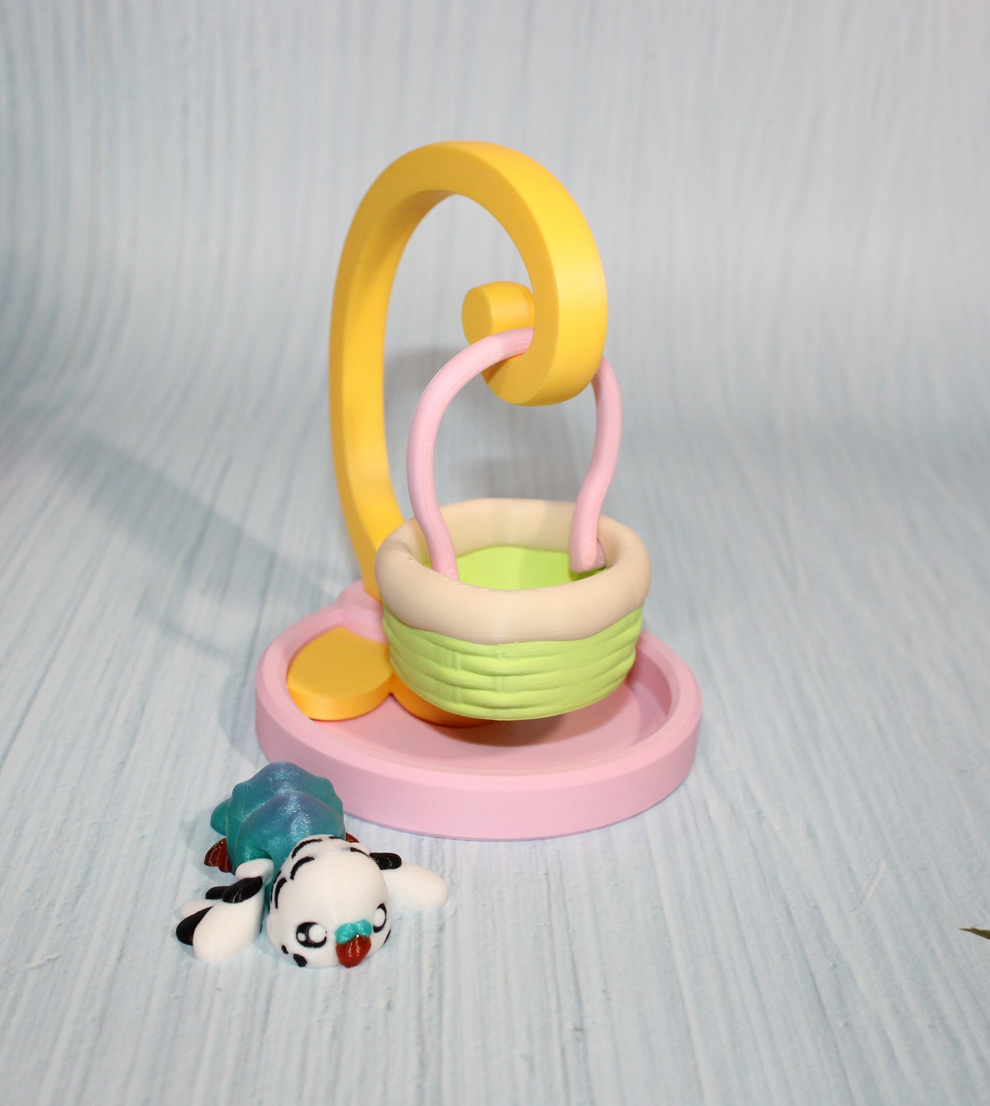 Love Birds and Friends with Swinging Basket or House Options-3d printed - Wonderland 3D Printing 