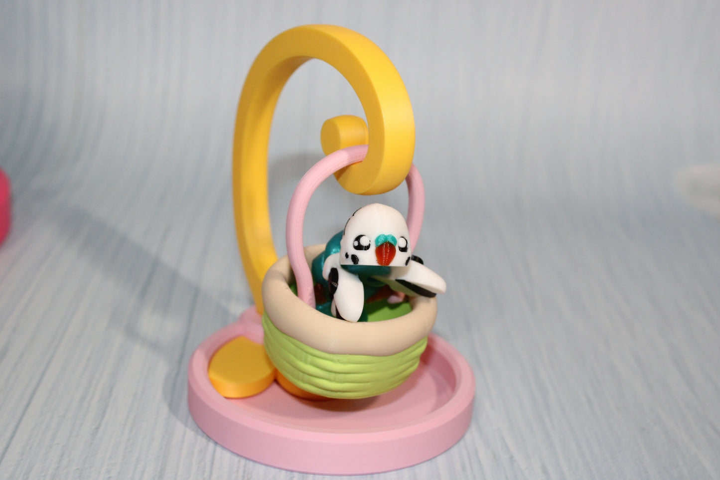 Love Birds and Friends with Swinging Basket or House Options-3d printed - Wonderland 3D Printing 